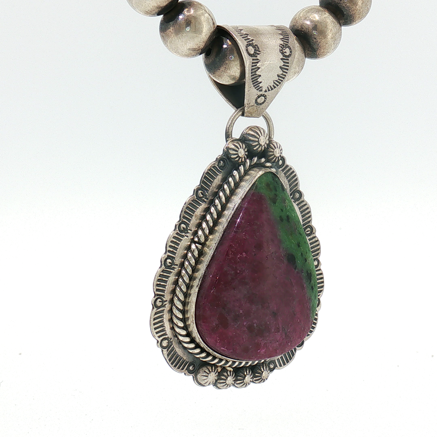 Ruby Zoisite Pendant
