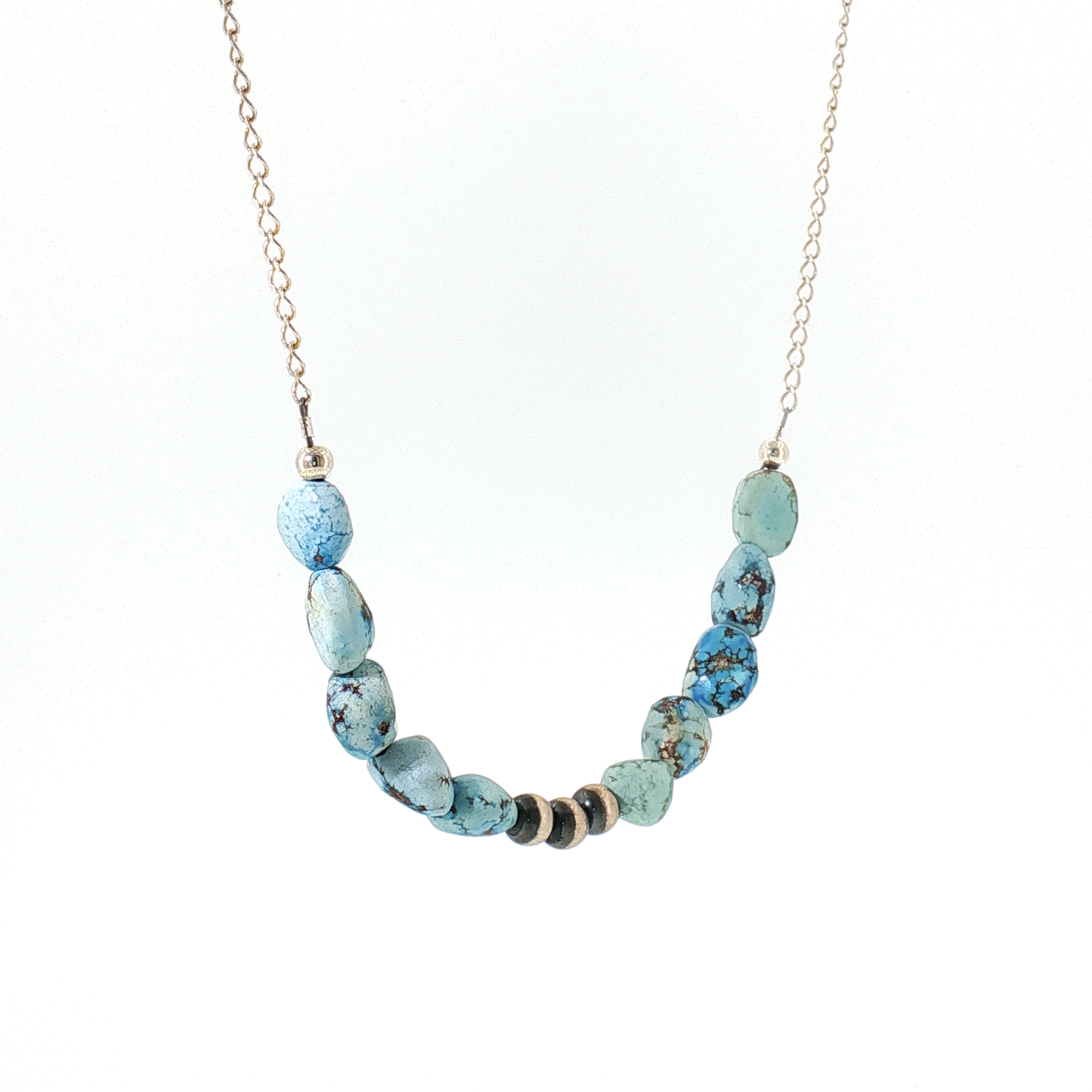 Golden Hills on Chain Necklace