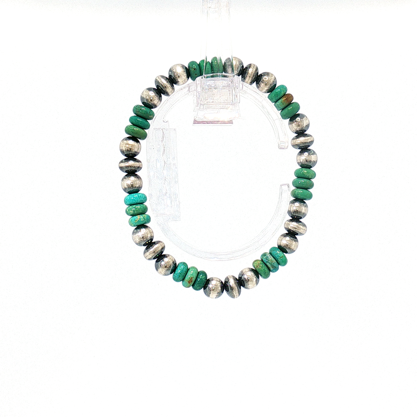 Pearl & Turquoise Stretch Bracelet
