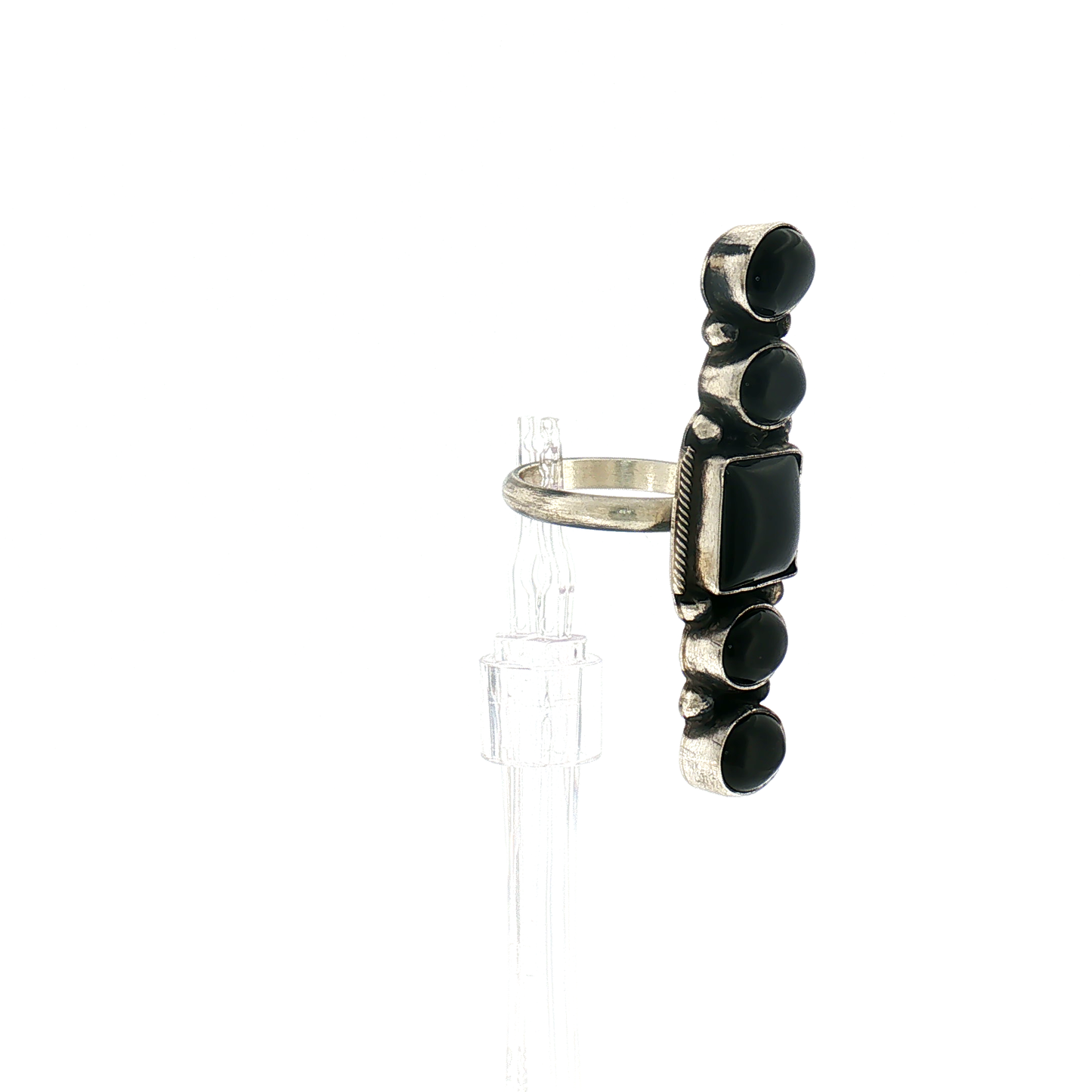 Danny Henio Black Onyx Ring- Adjustable