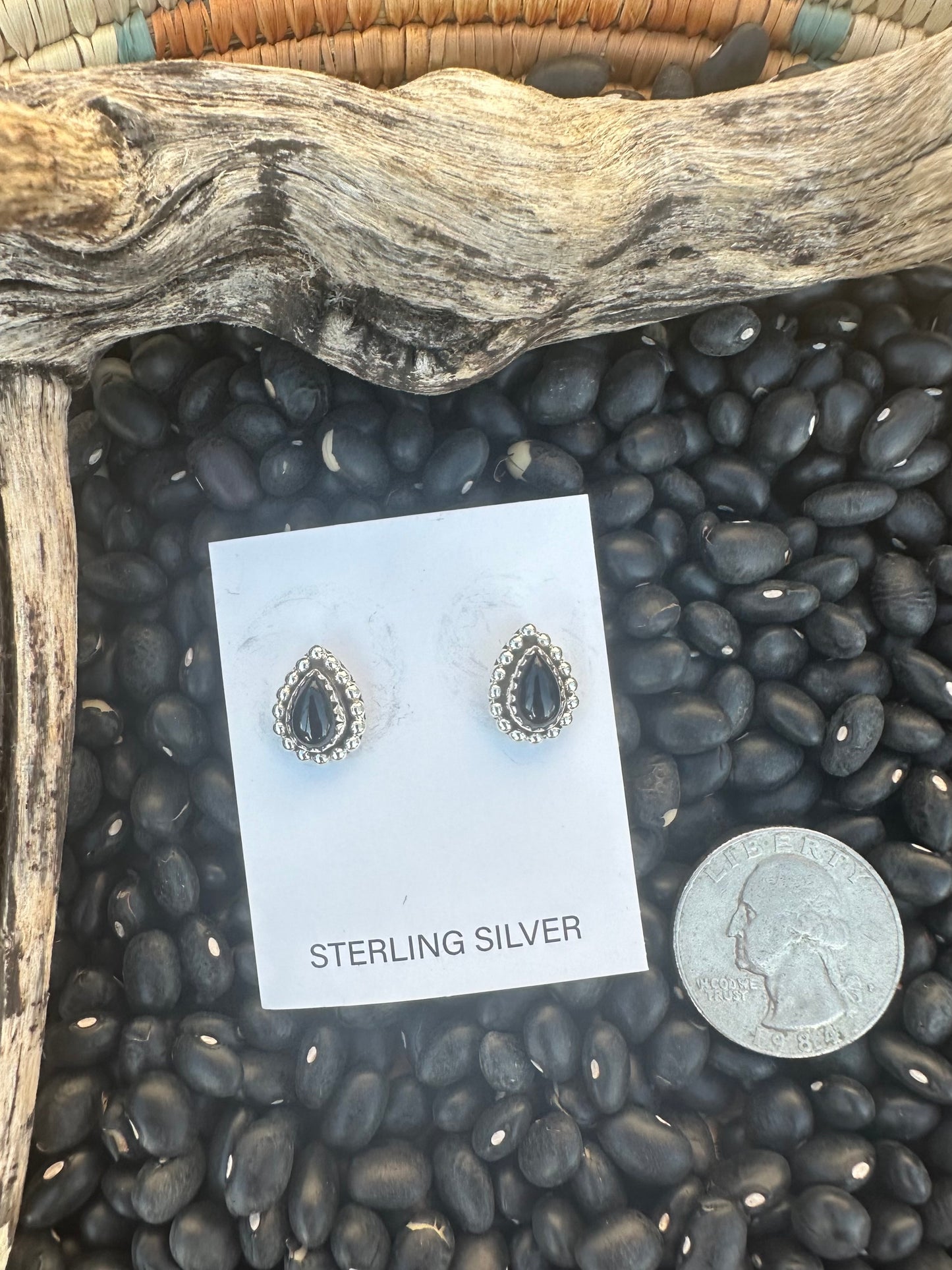 Black Onyx Studs