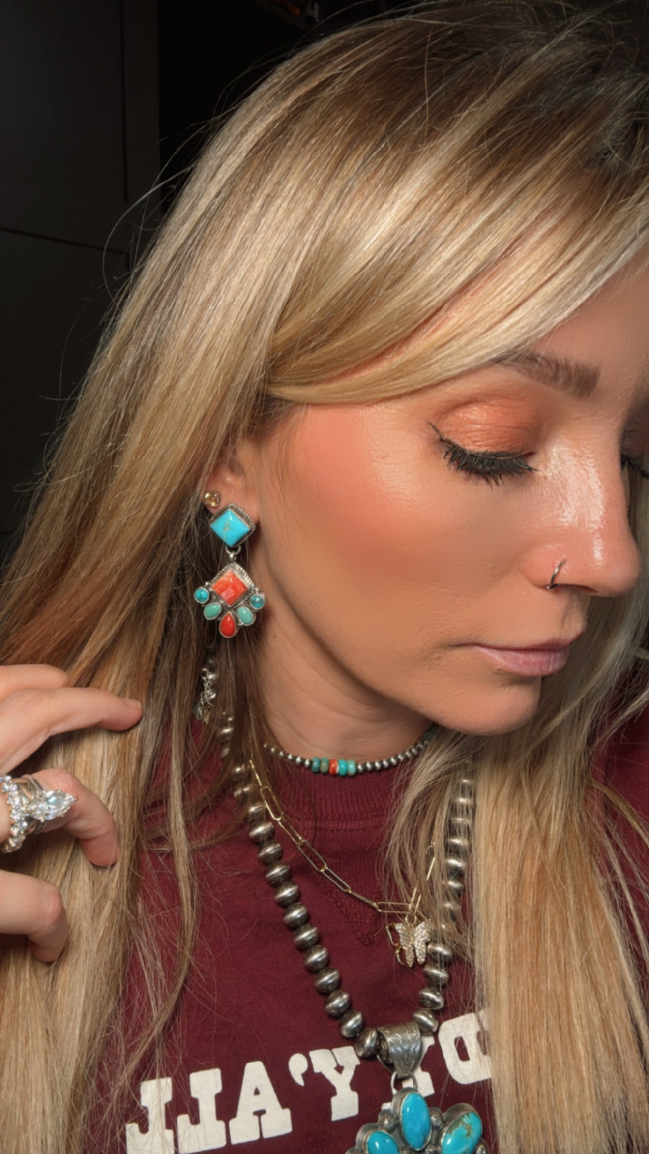 Marcella James Multi-Stone Dangles