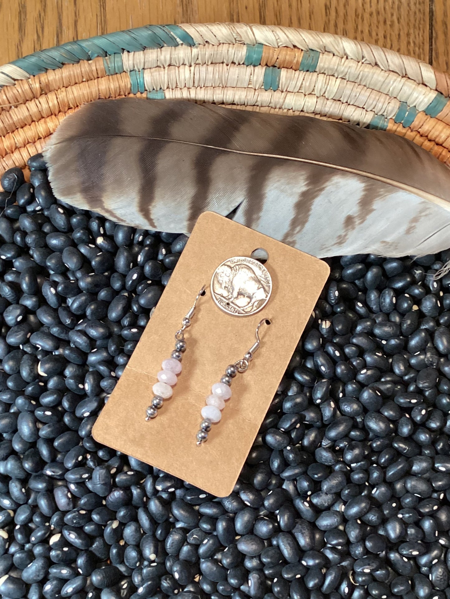 Pink Shell Earrings