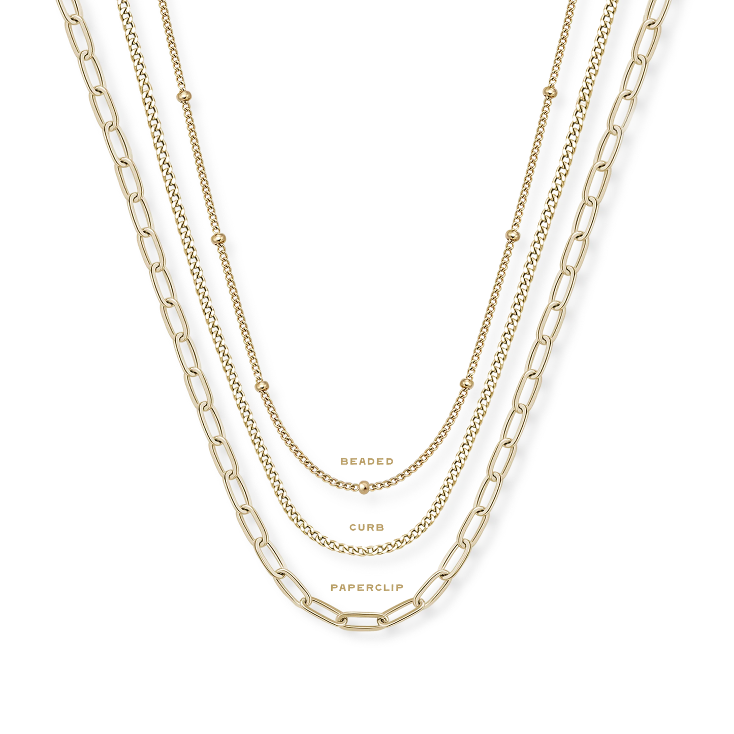 Original Mini Buckle Necklace- Gold Amelia Rose