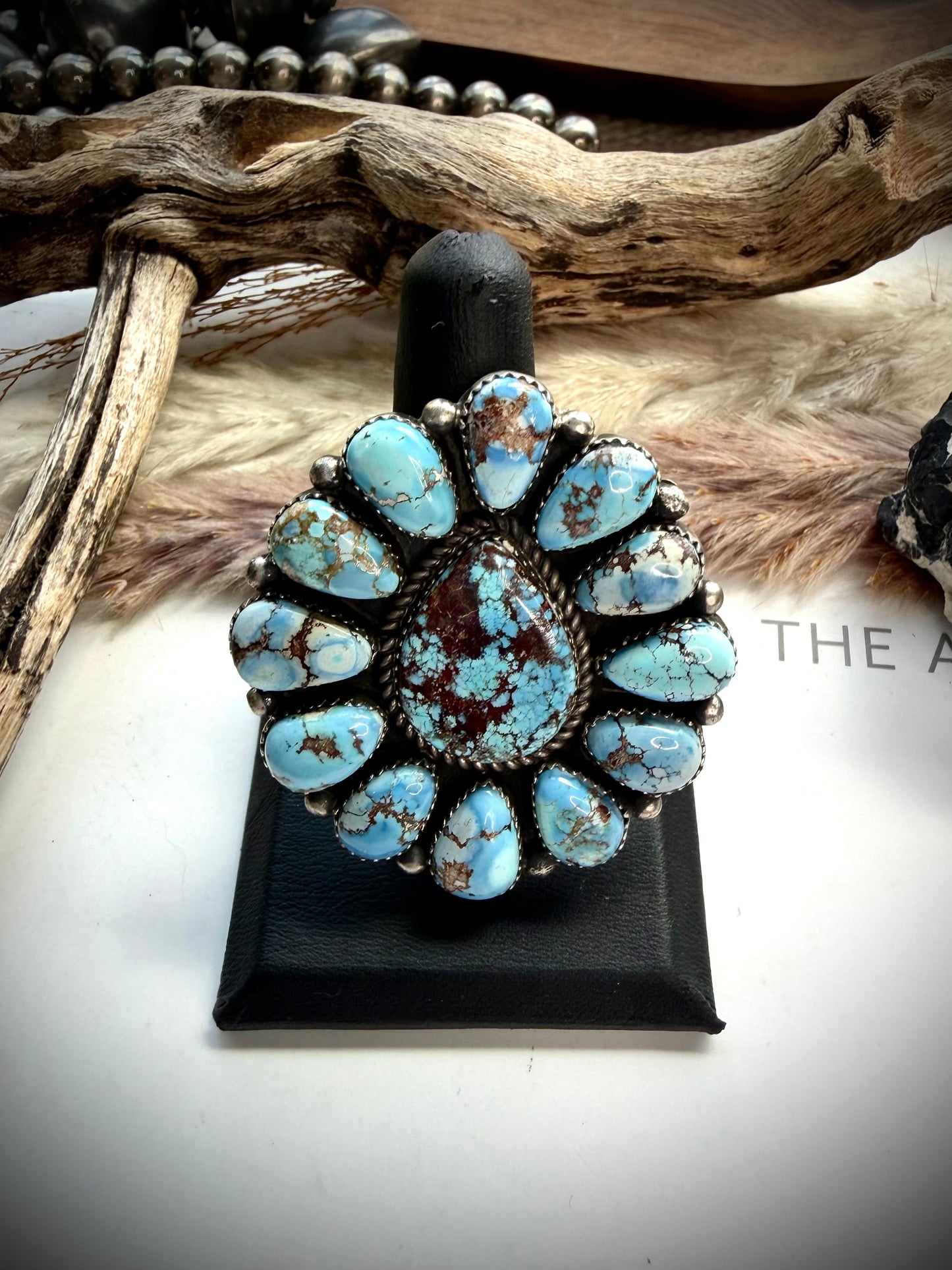 Adjustable Golden Hills Cluster Ring by Pansy Johnson