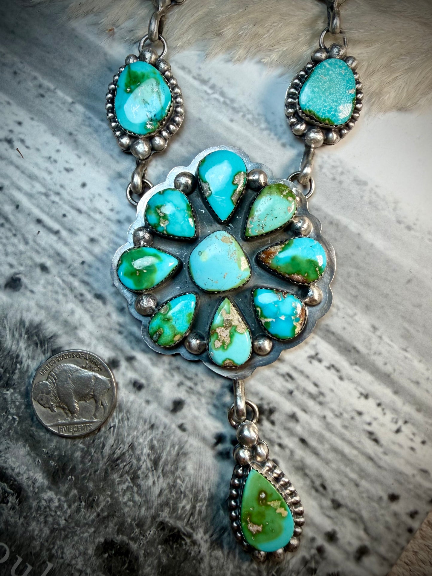 Delbert Secatero Sonoran Cluster Necklace