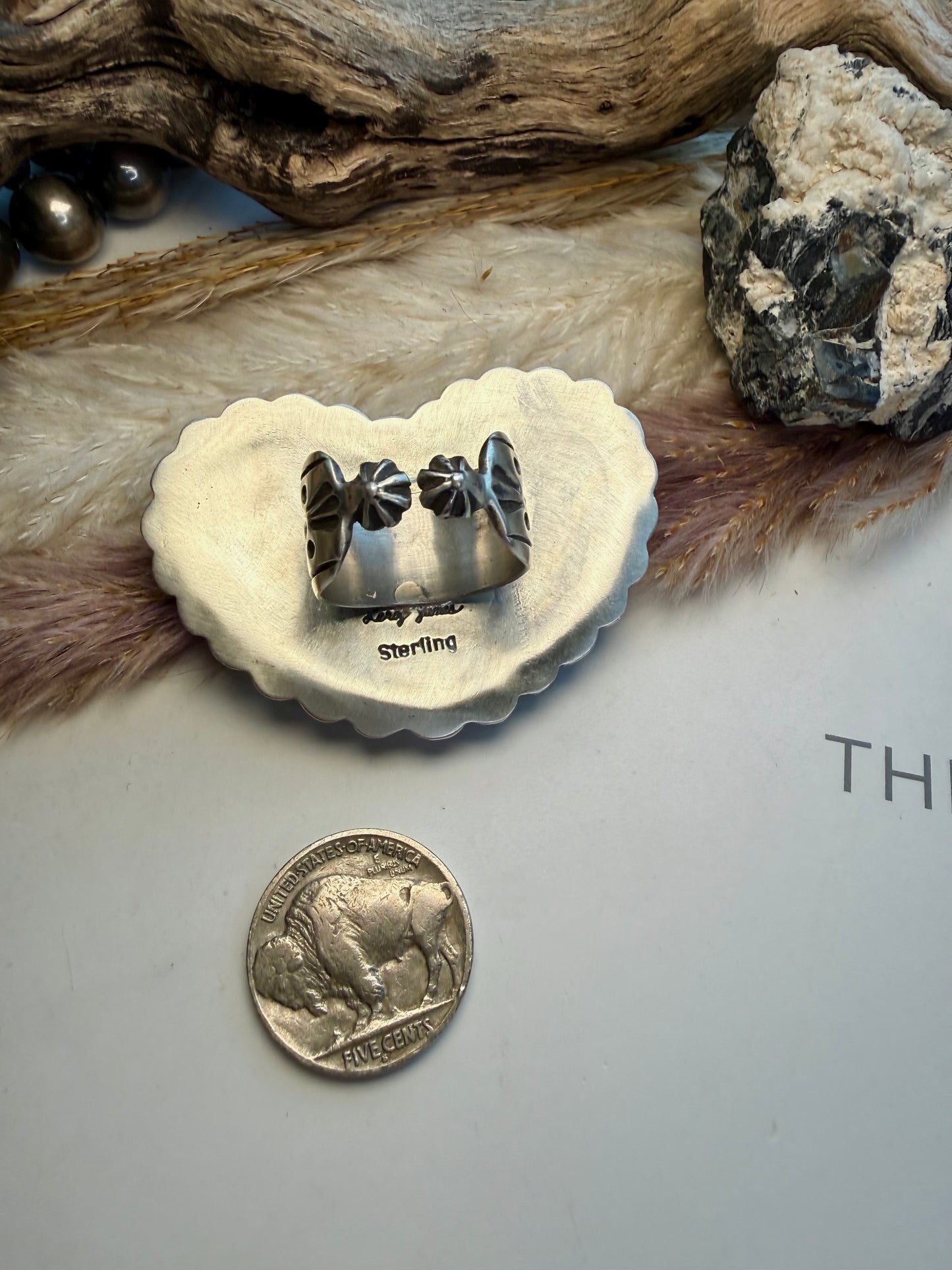 Leroy James Sonoran Gold Heart Ring