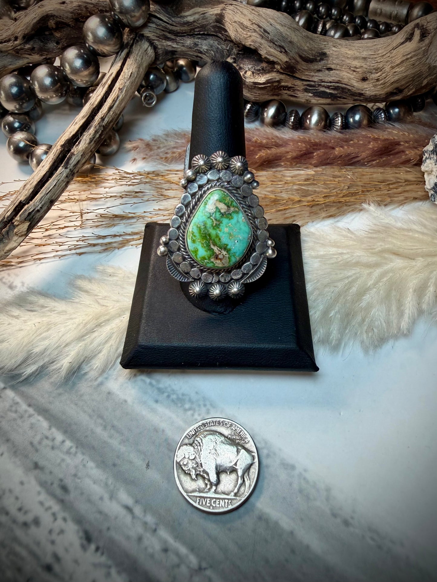 Tom Lewis Sonoran Gold Ring Size 9 1/2