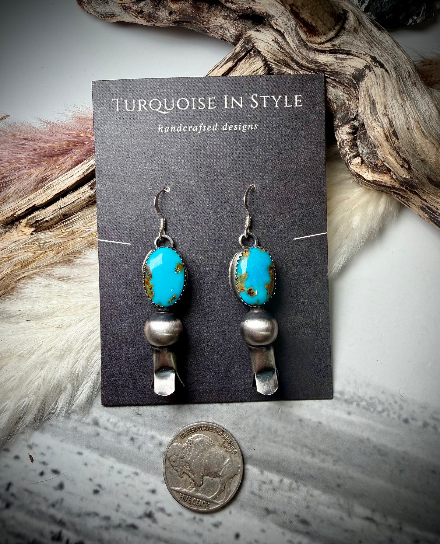 Tia Long Blossom Earrings