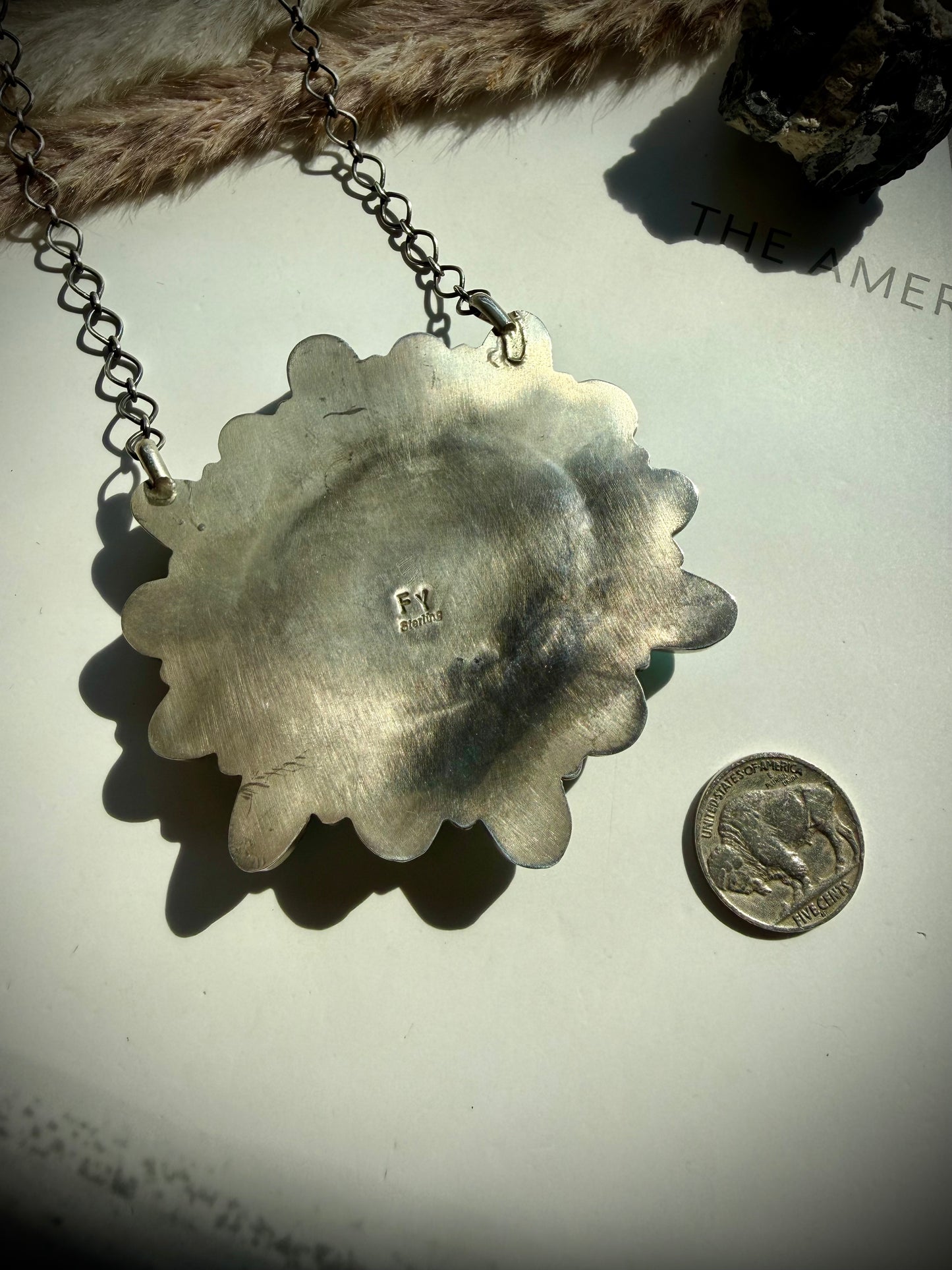 Pink Conch & Sonoran Cluster Necklace