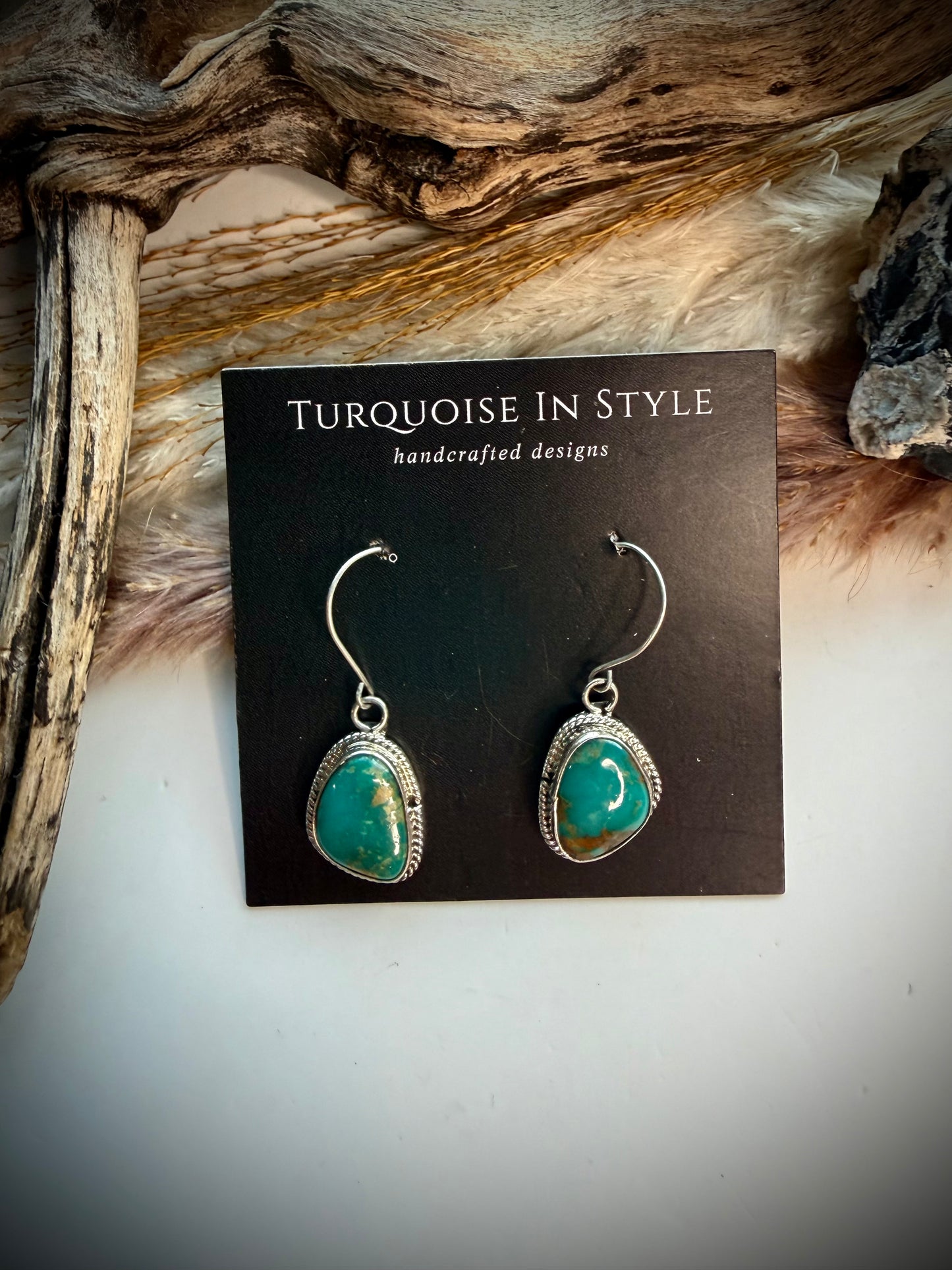 Sonoran Gem Turquoise Dangle Earrings