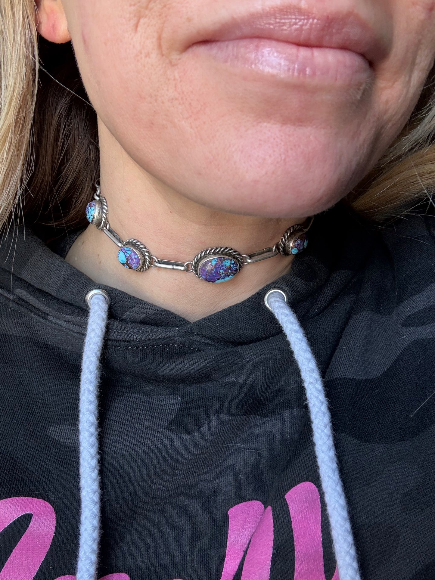 Purple Mojave Choker