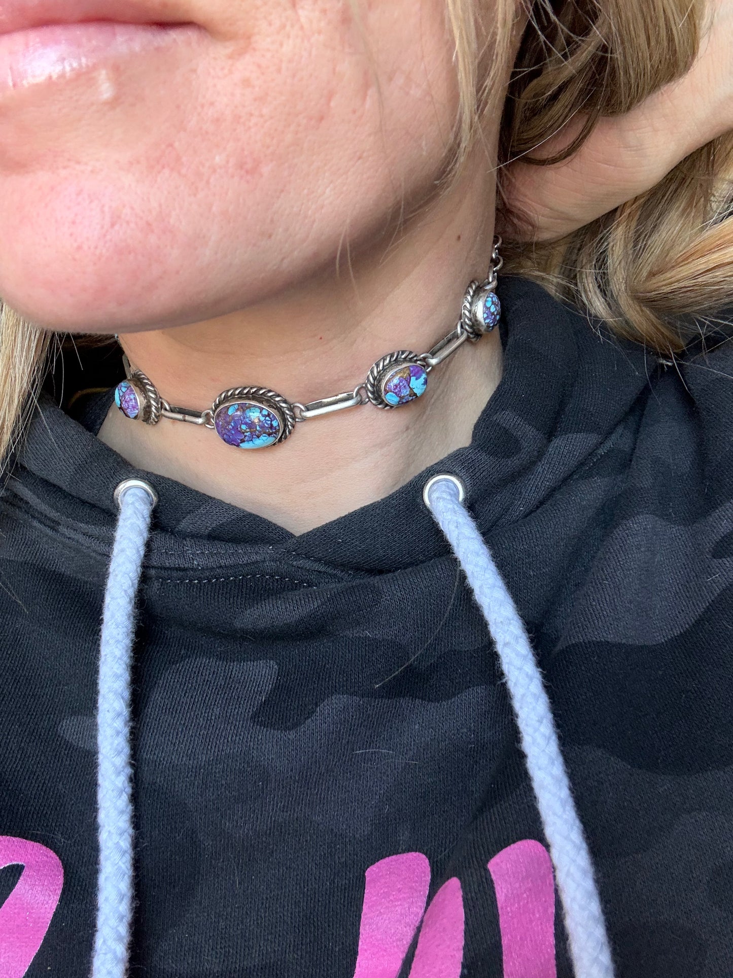 Purple Mojave Choker