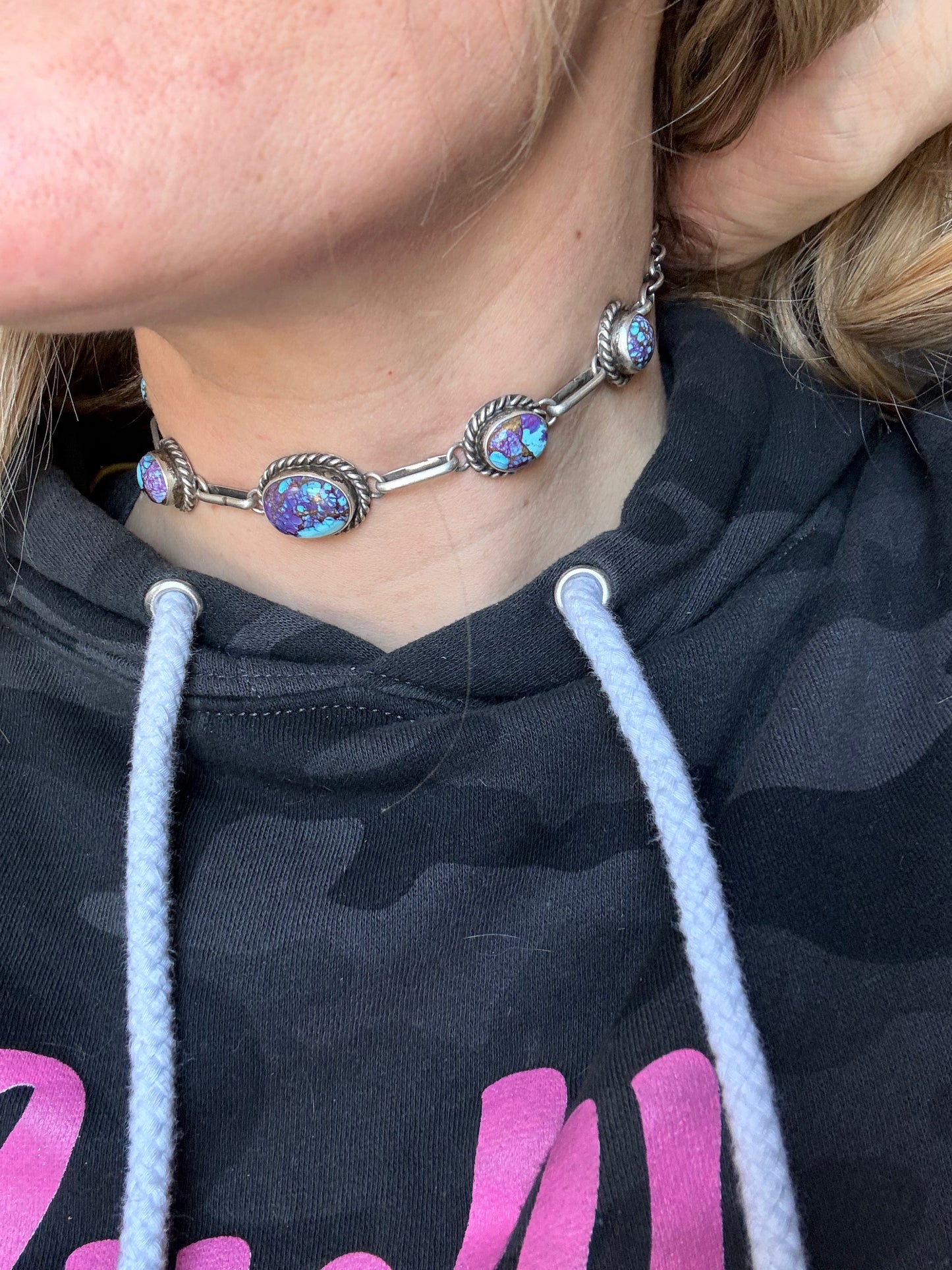 Purple Mojave Choker