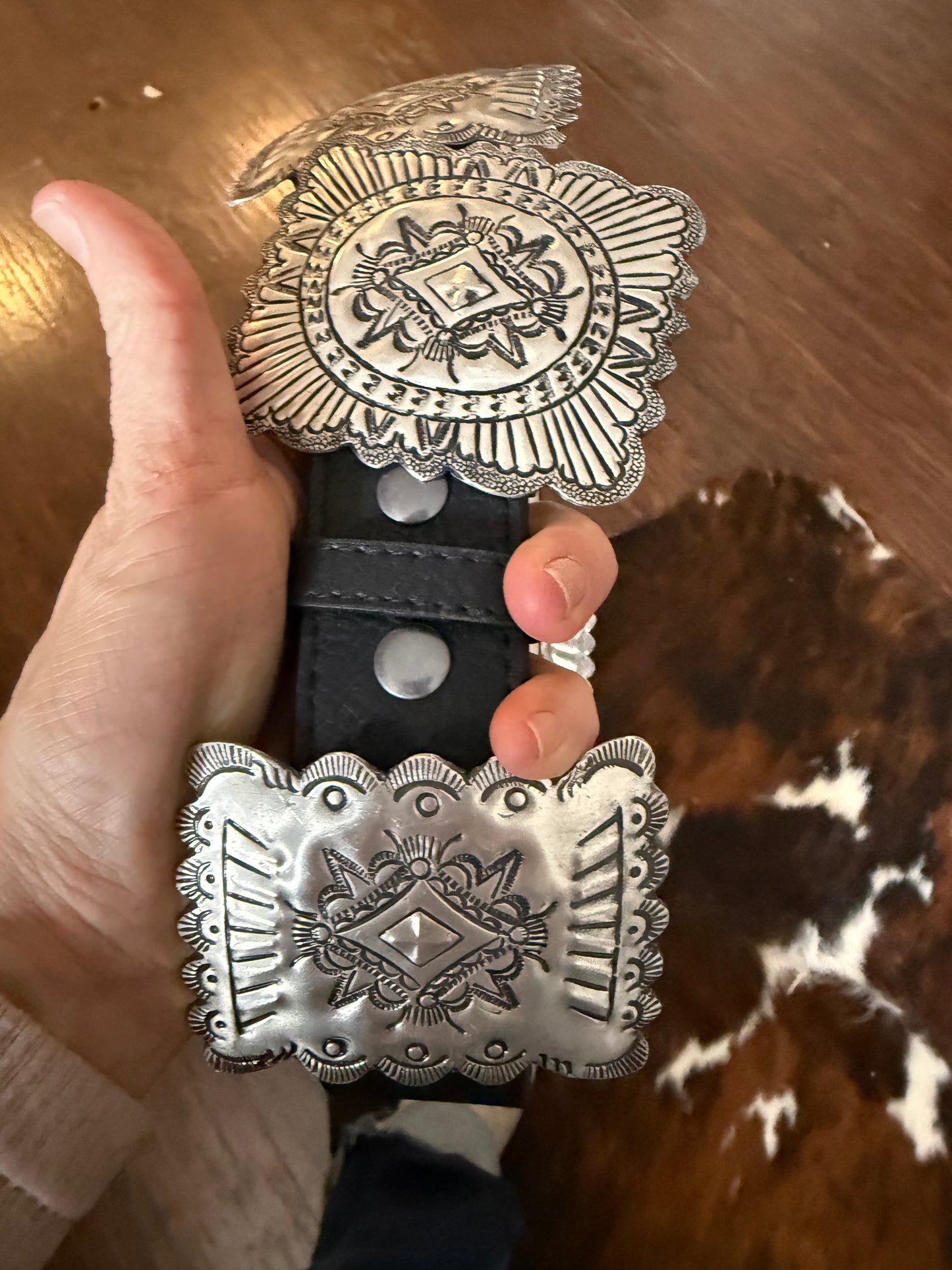 The Fort Apache Concho Belt
