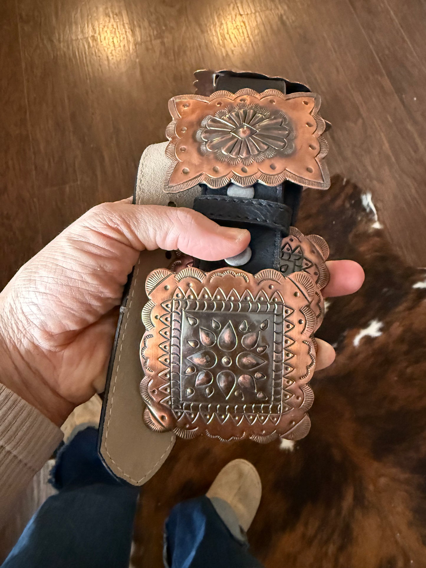 The Stagecoach Concho Belt
