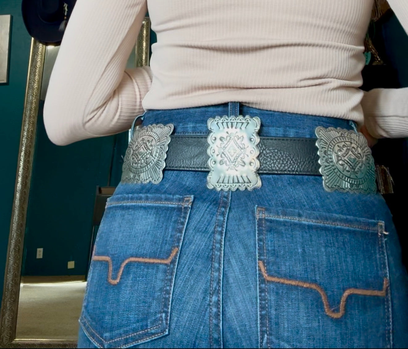 The Fort Apache Concho Belt