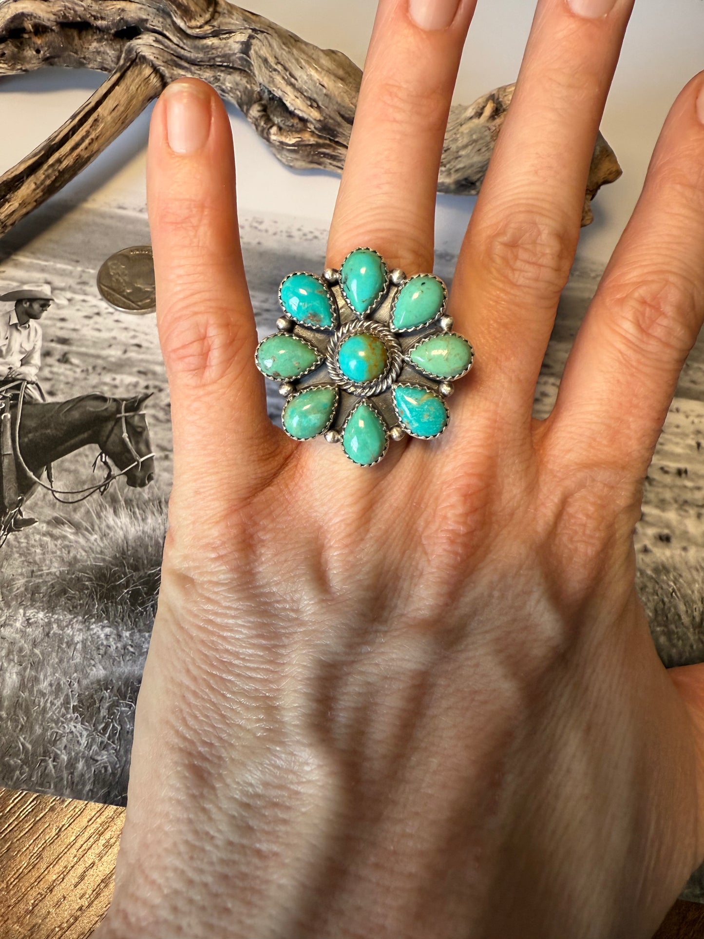 Sedona Cluster Ring- adjustable