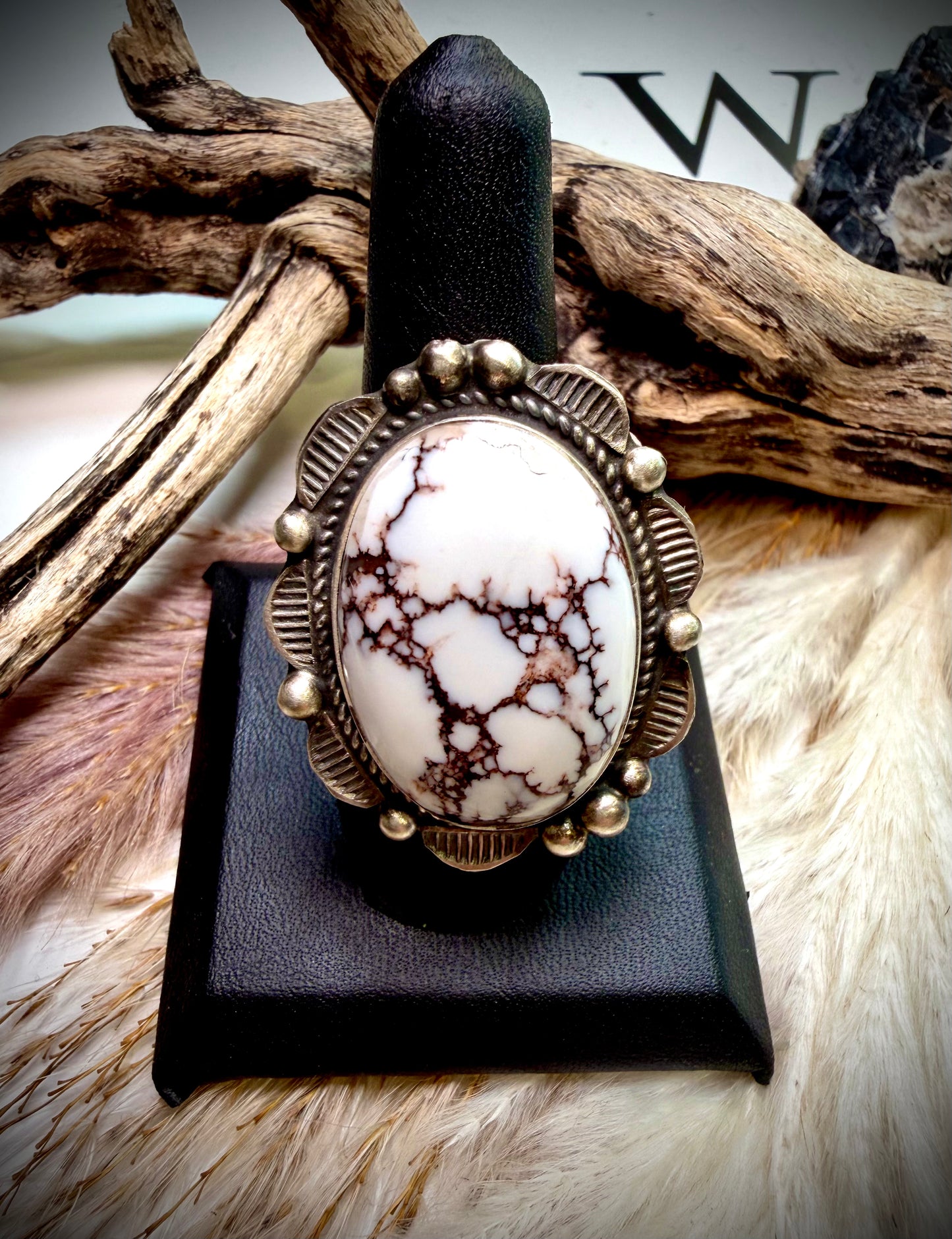Donovan Nez Large Wild Horse ADJ Ring