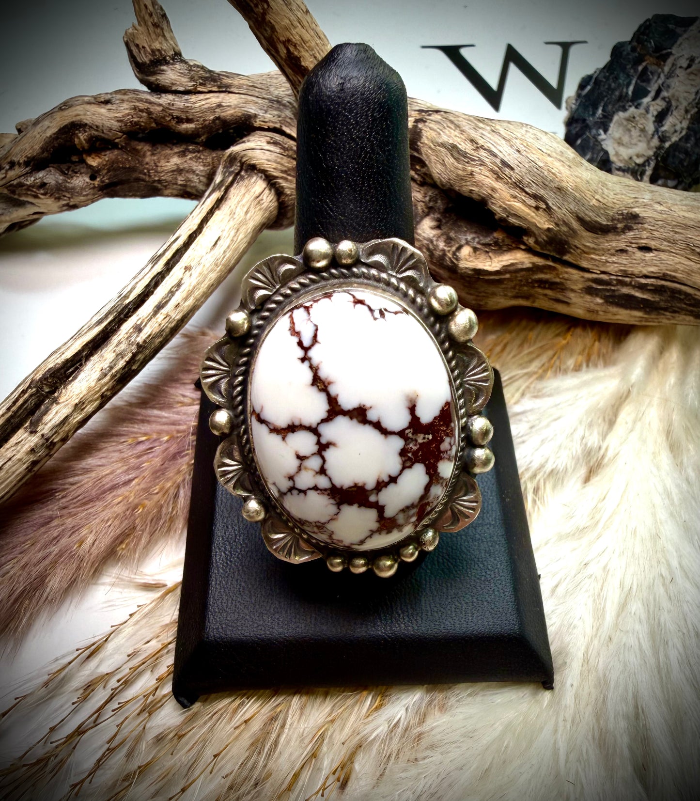 Donovan Nez Large Wild Horse ADJ Ring