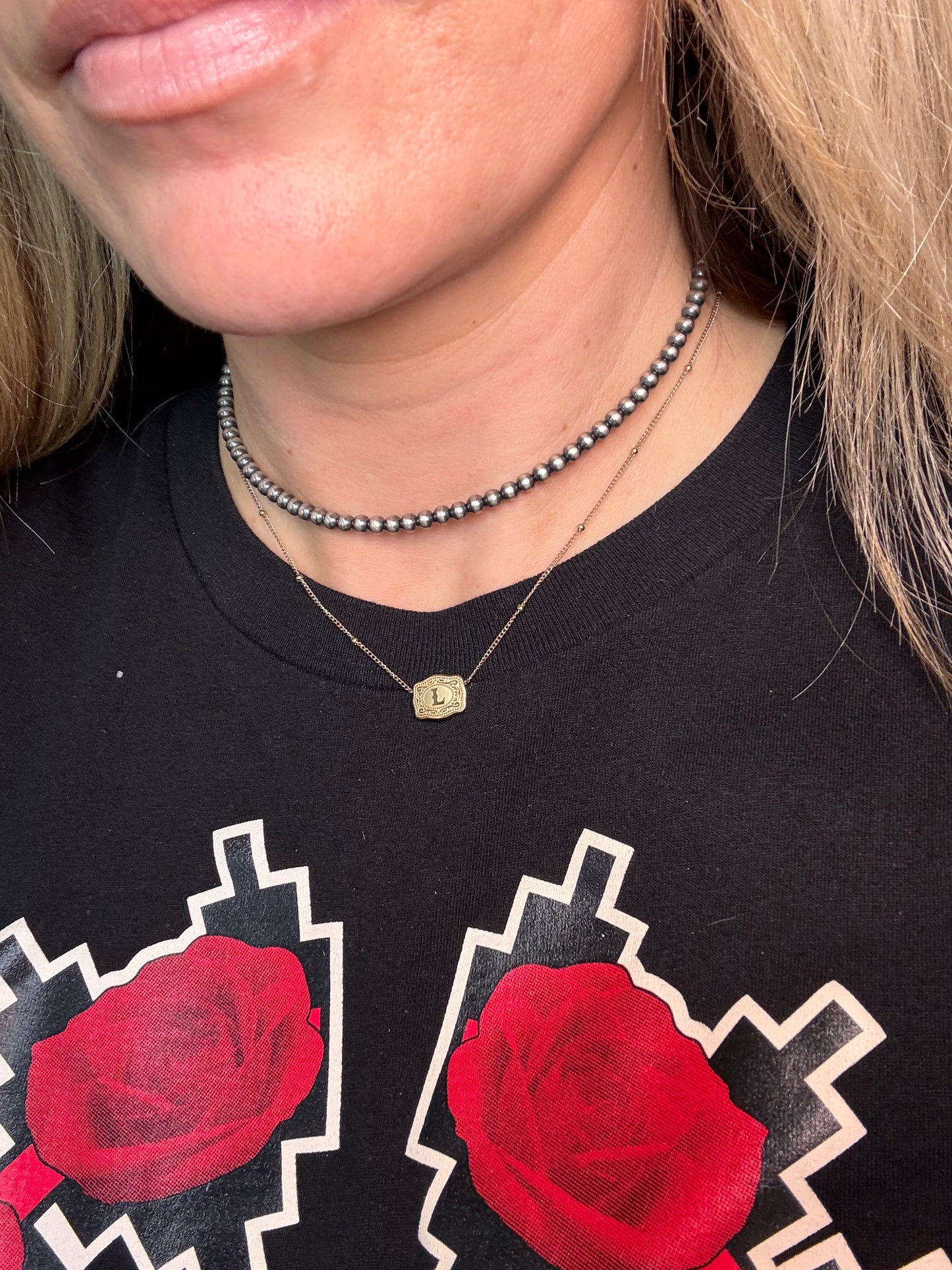 24" 4mm Sterling Pearl Necklace