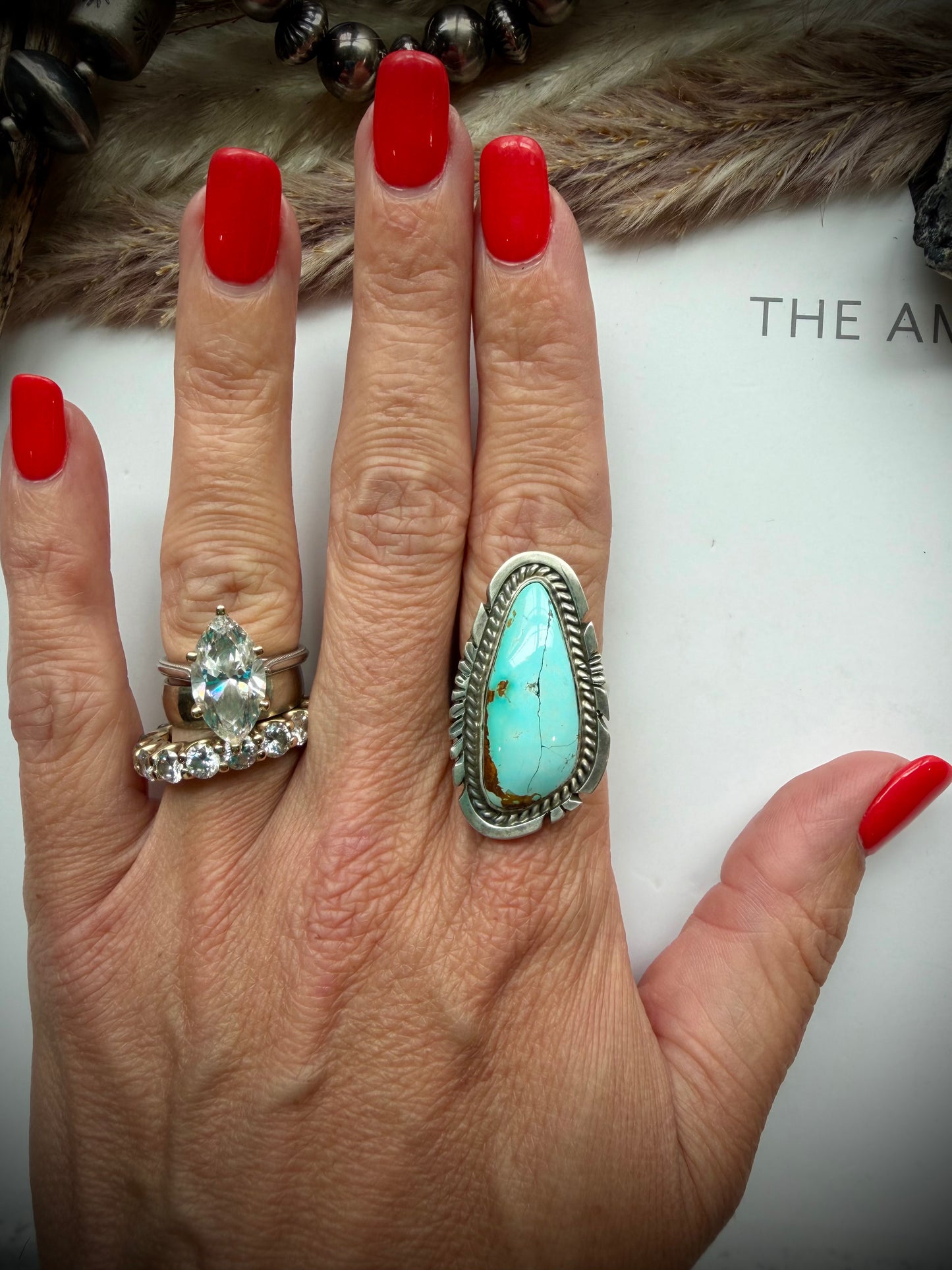 Iron Mountain Turquoise Ring