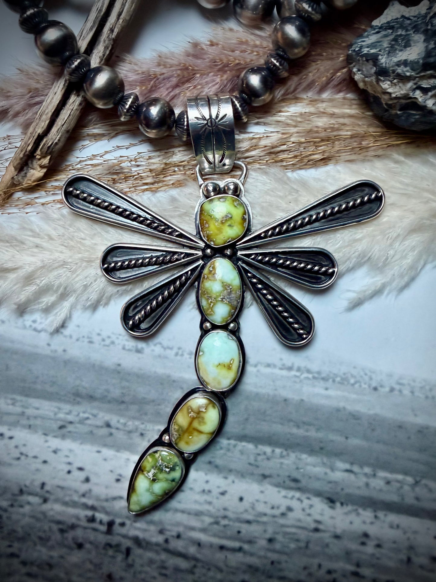 The Palomino Dragonfly Pendant