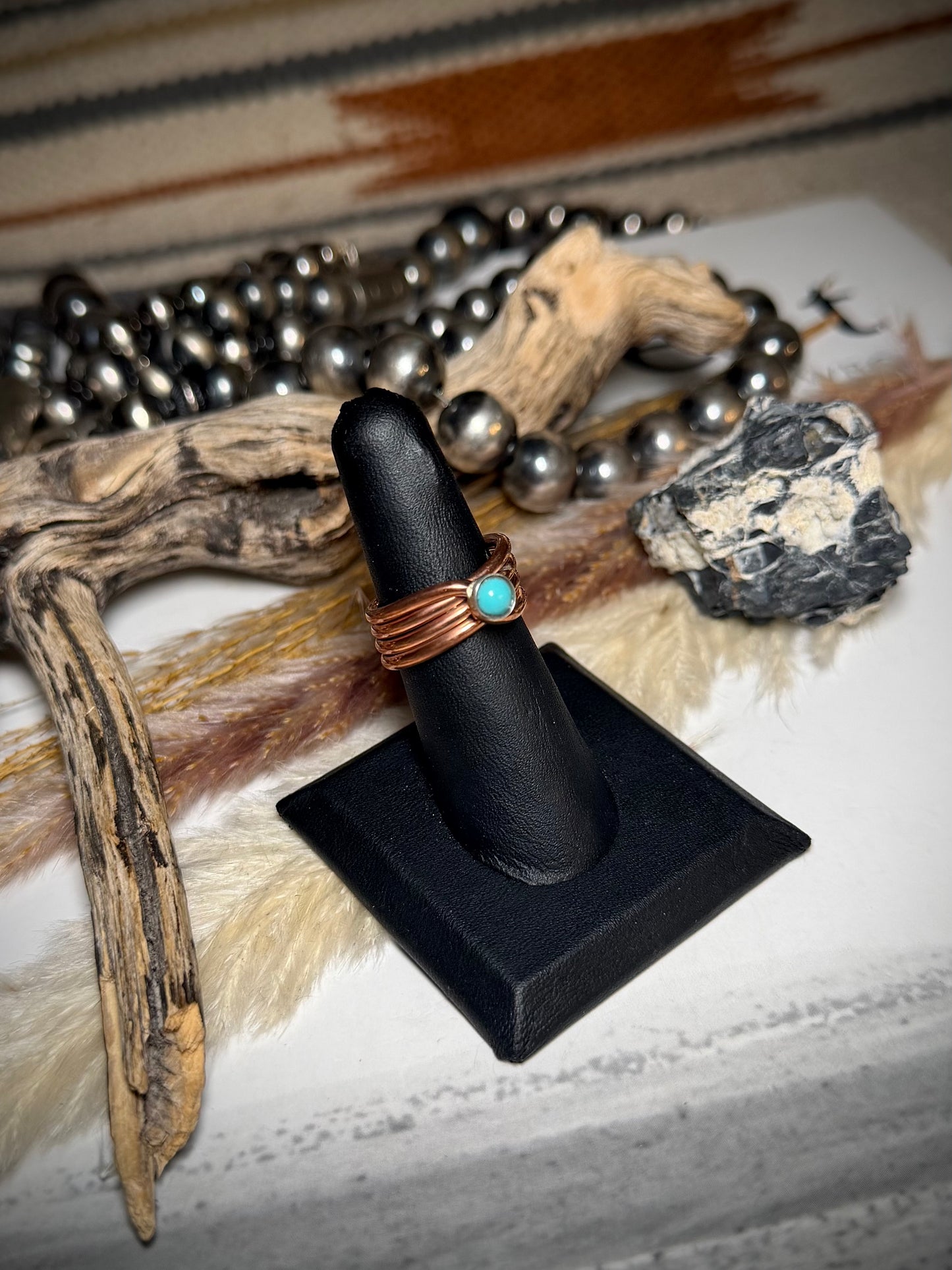 Yolanda Skeets Copper Ring