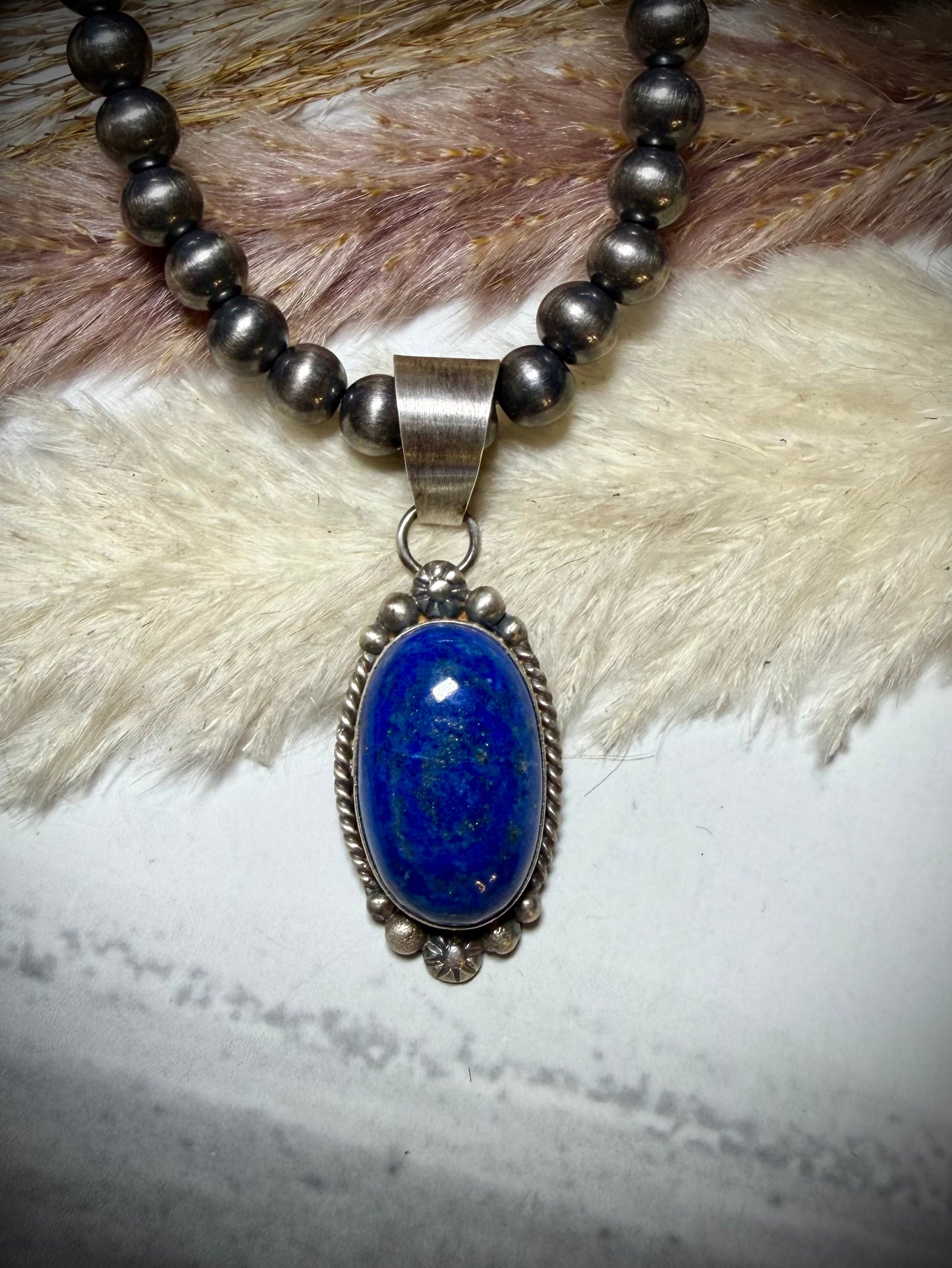 Fancy Little Lapis Pendant