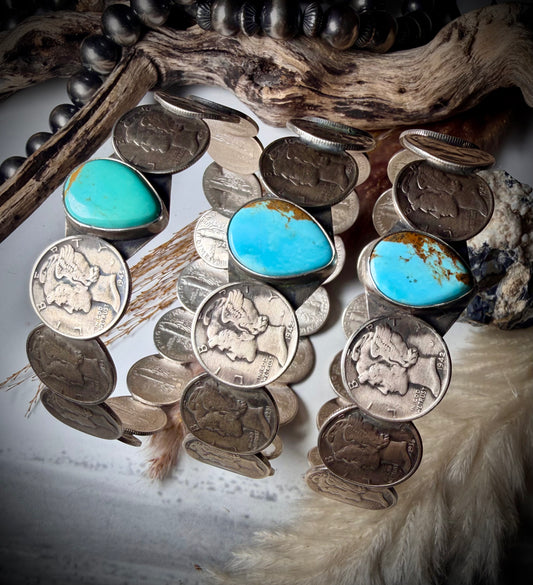 James McCabe Mercury Dime Bangles