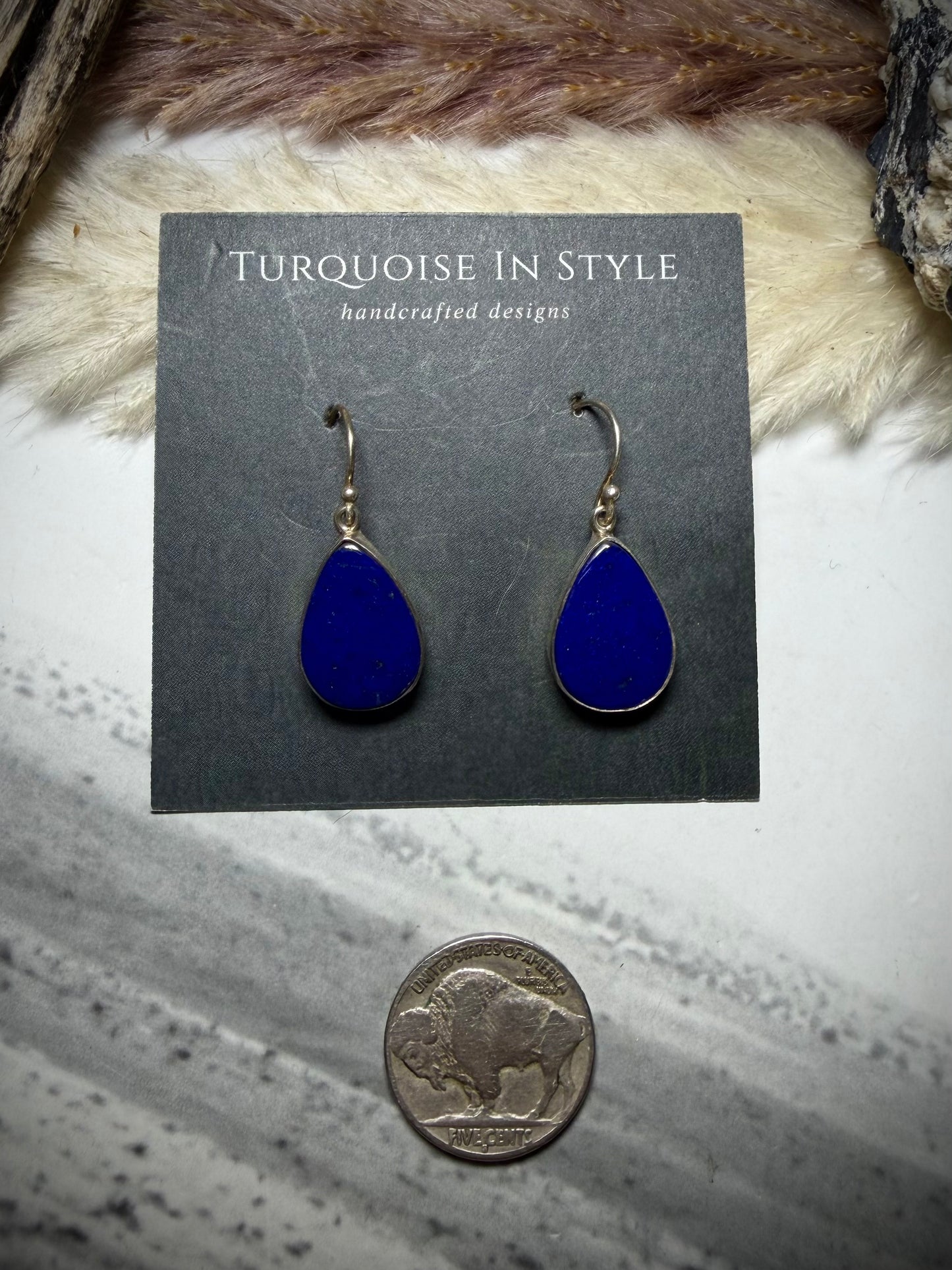 Lapis Dangle Earrings