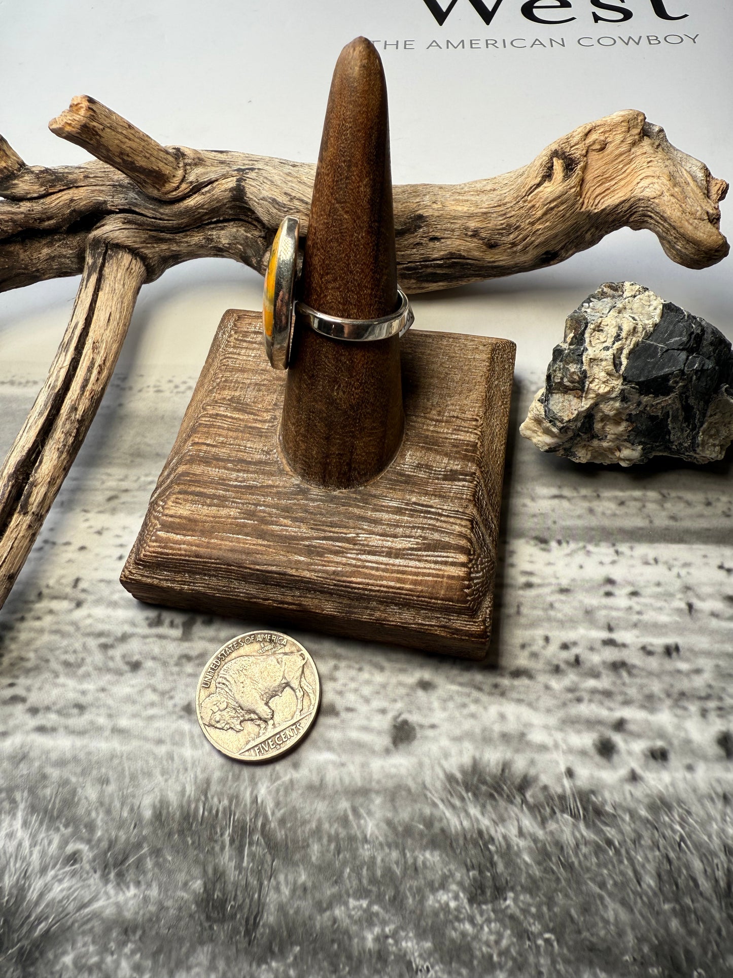 Bumble Bee Jasper Ring