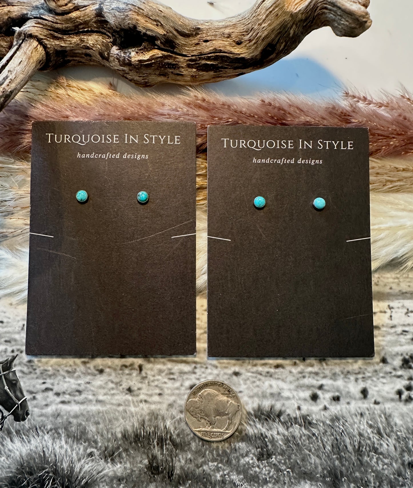 4mm Studs (smooth bezel)