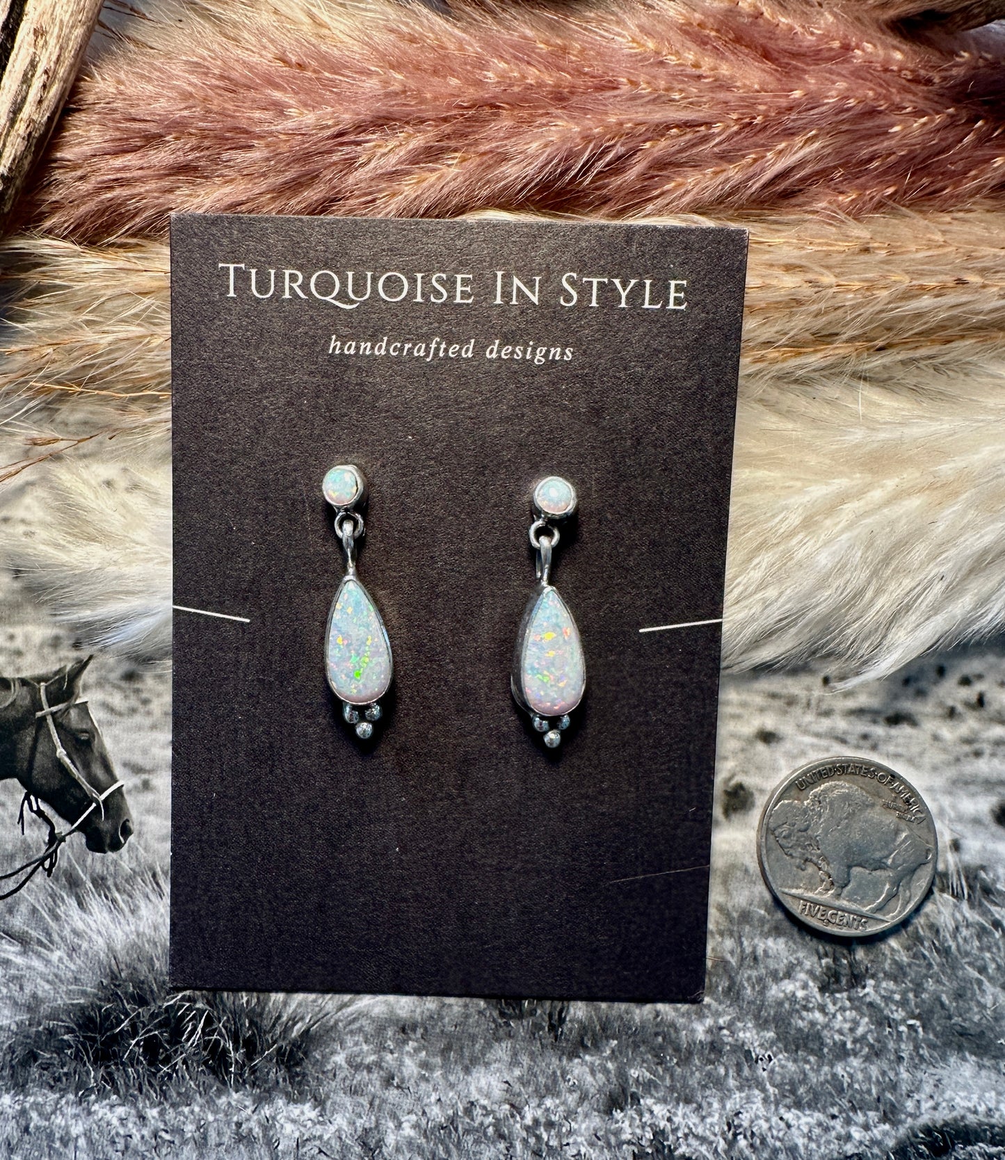 Gary Shorty Opal Earrings