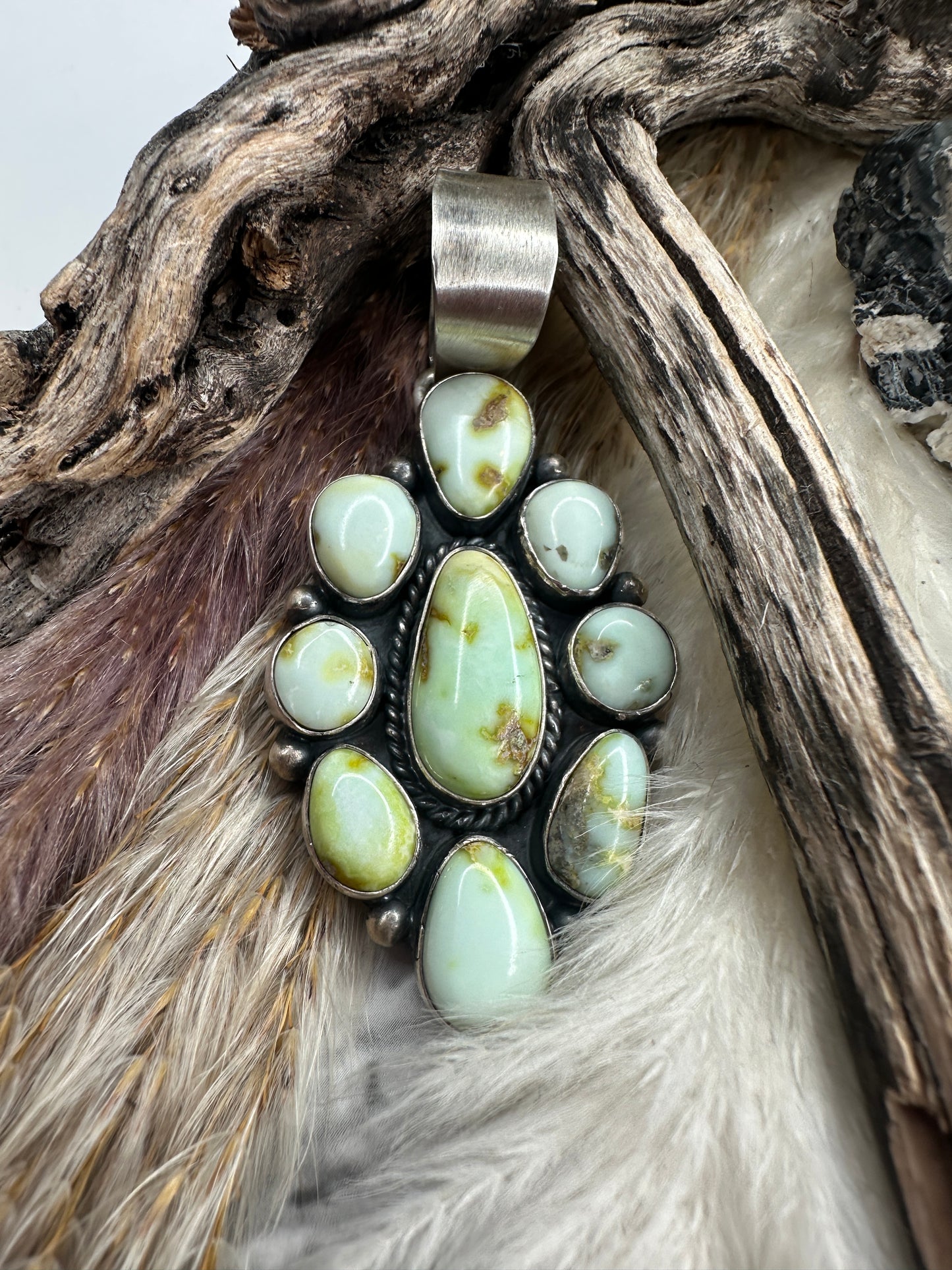 Paul Livingston Palomino Cluster Pendant