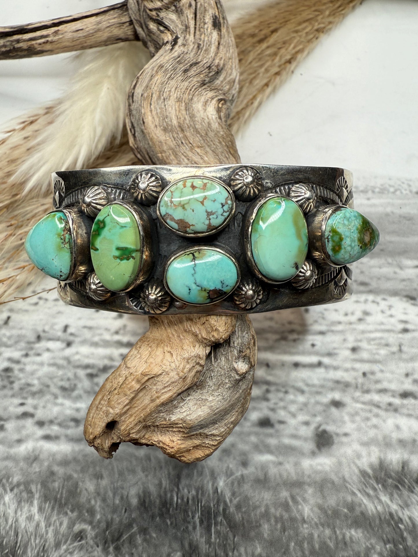 Gorgeous, Heavy Sonoran Chunker Cuff