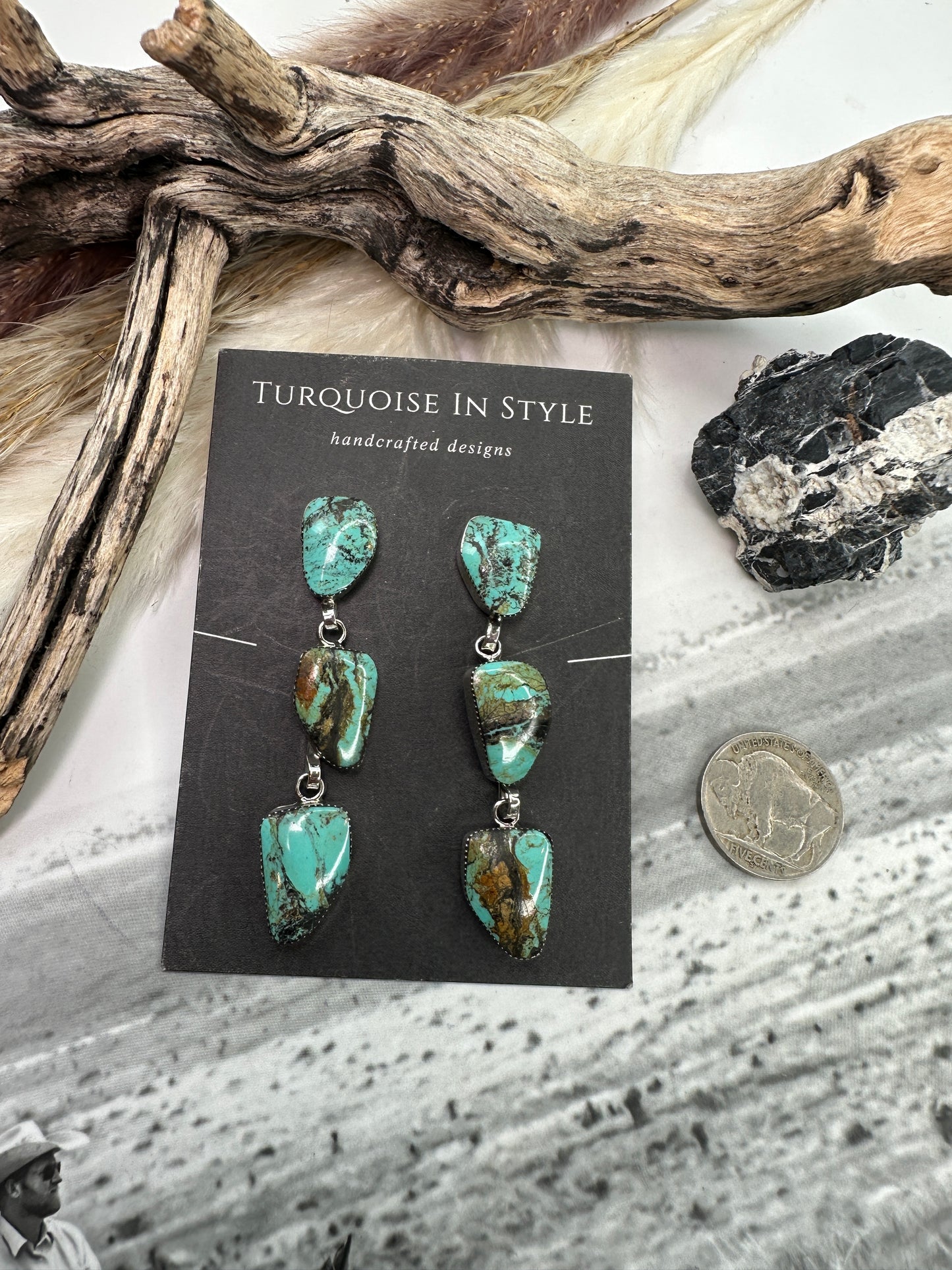 Gregg Yazzie Wild Earrings