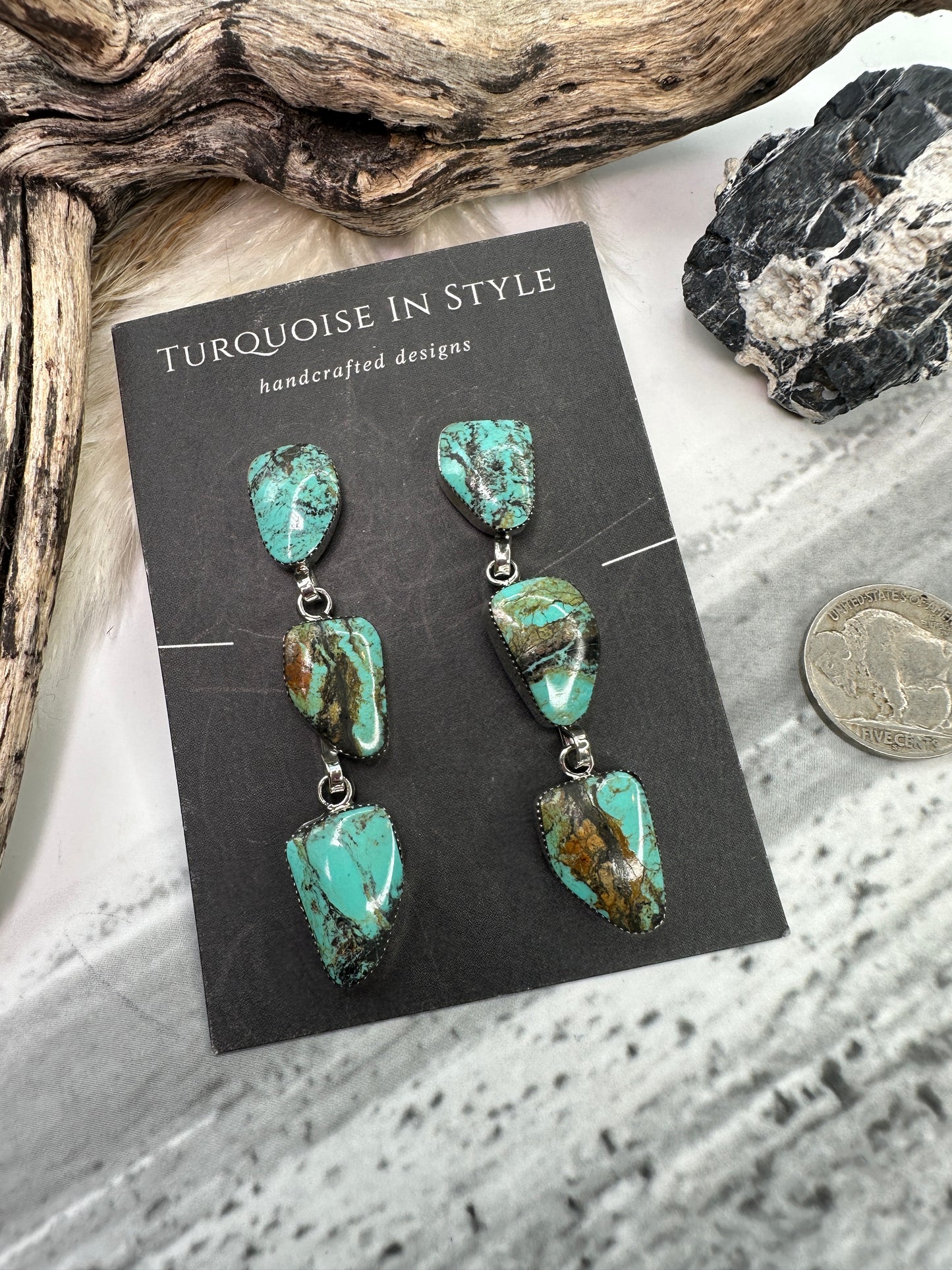 Gregg Yazzie Wild Earrings