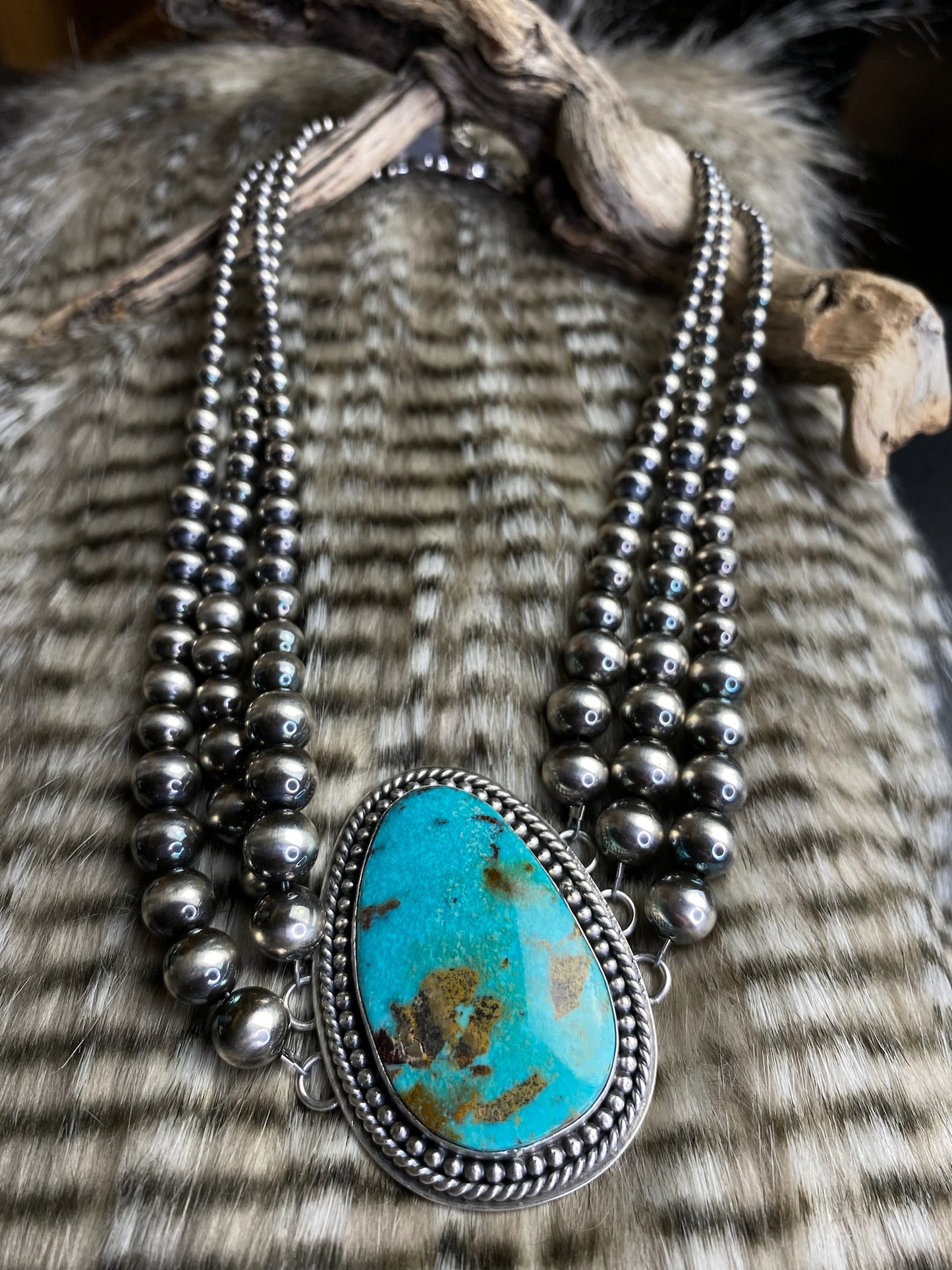 Bold Punchy PEACH Necklace