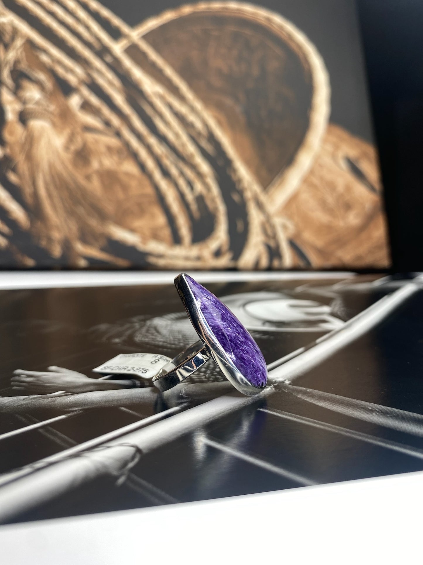 Charoite Ring