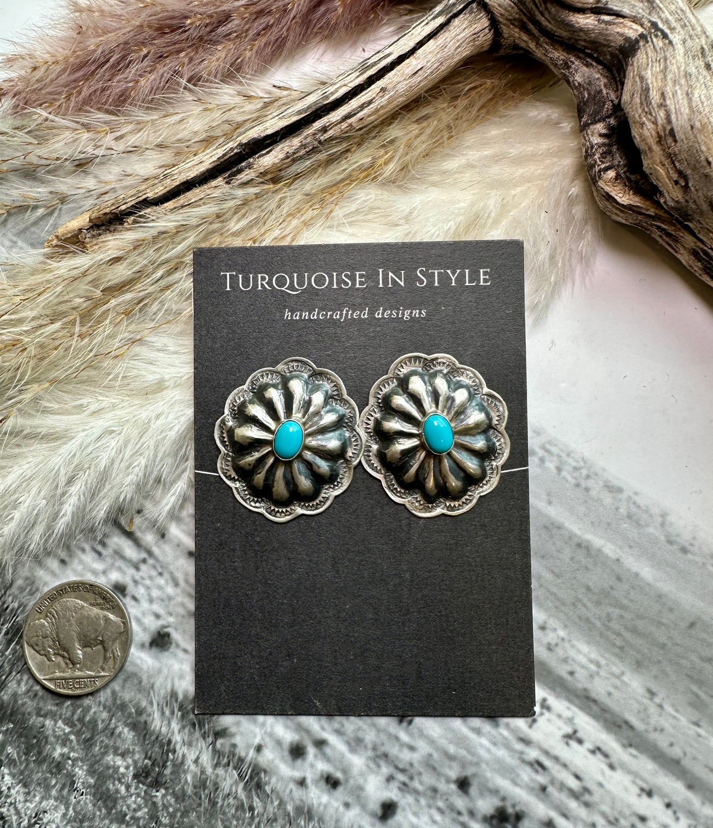 Mego Fave Concho Earrings