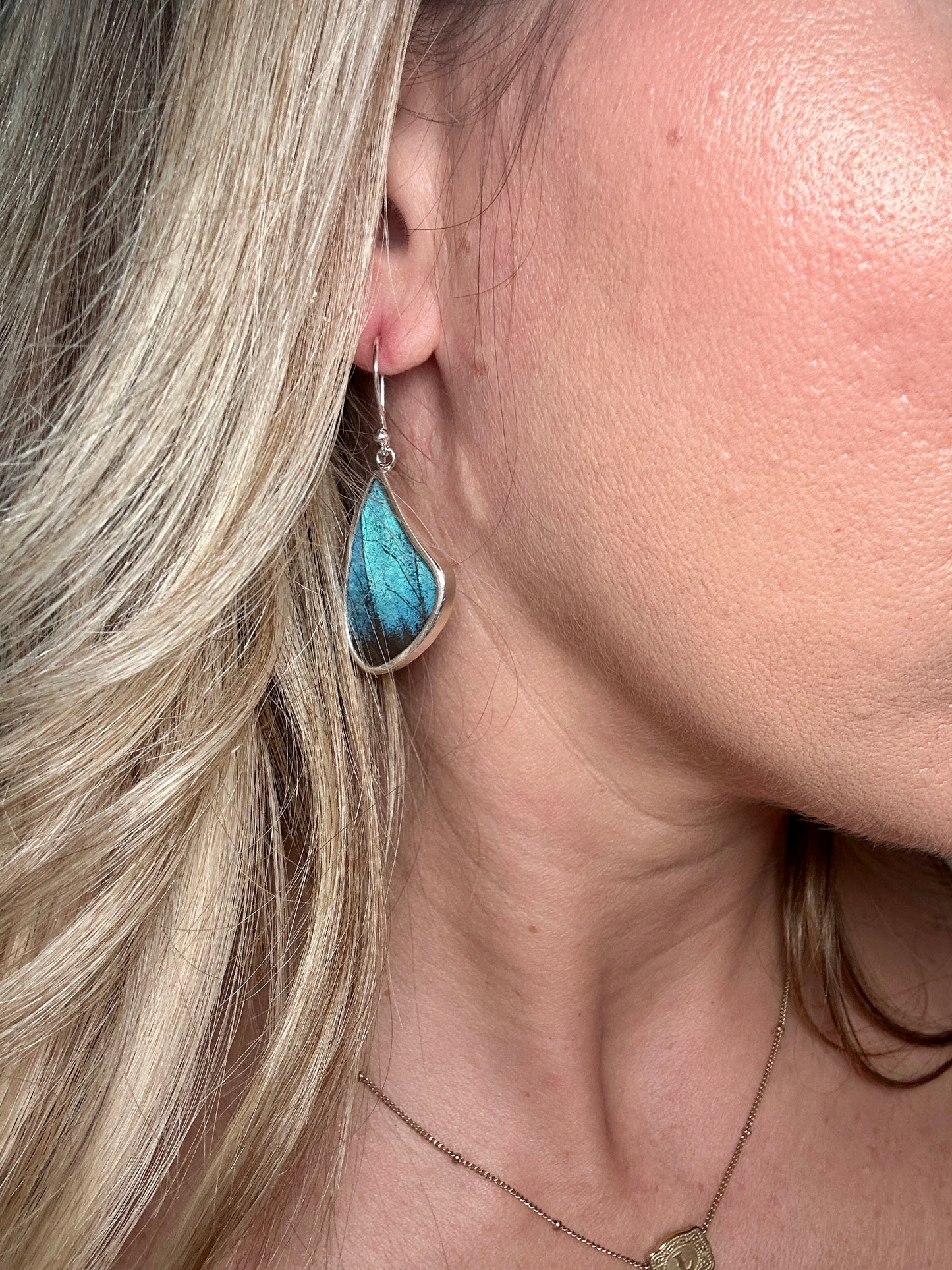 Large Butterfly Wing Earrings