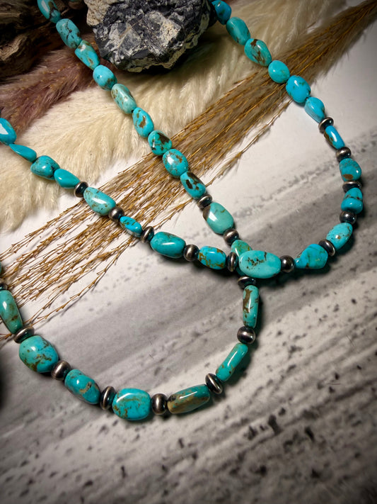 Turquoise Beaded Necklace
