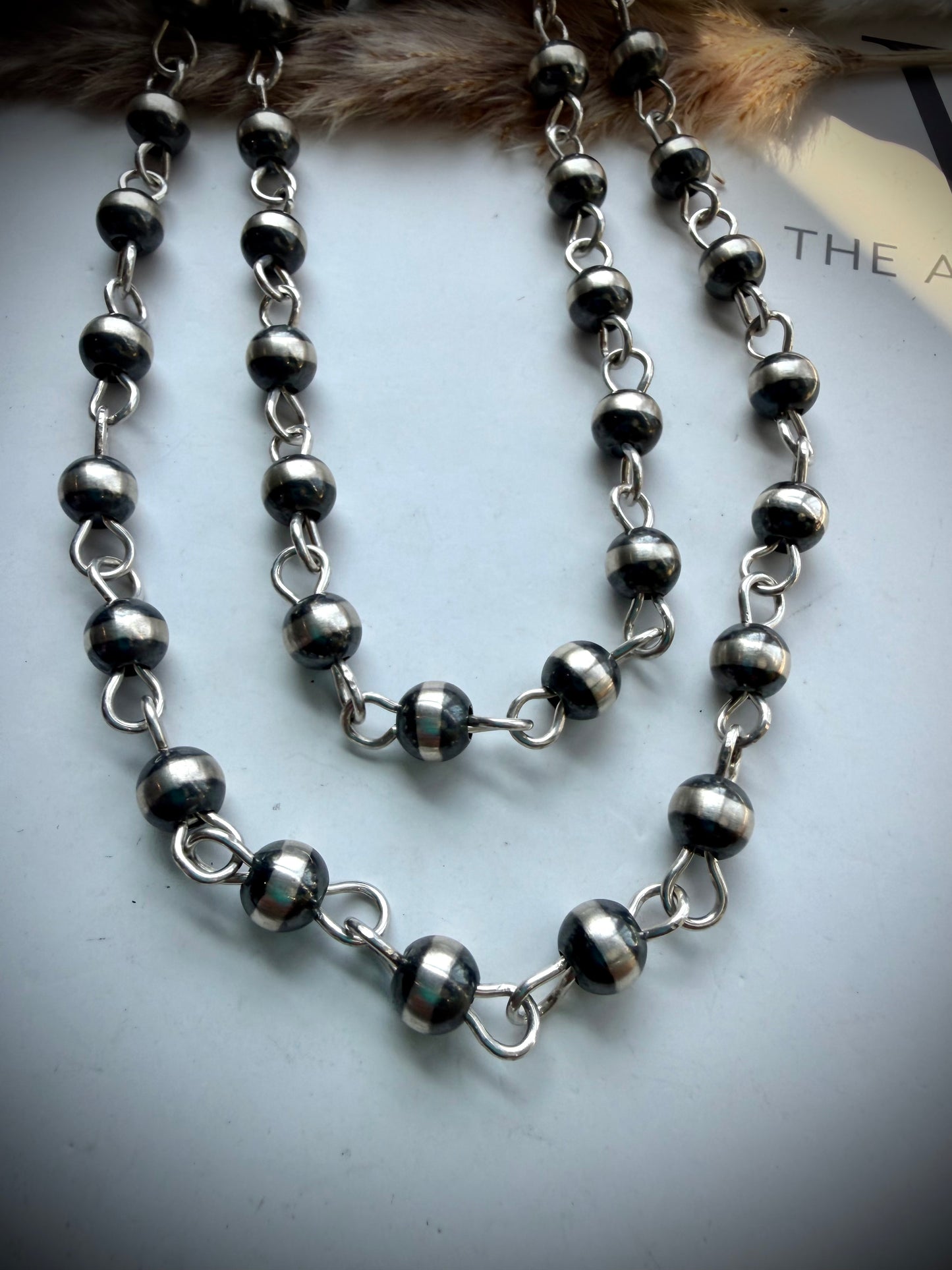 9mm 36" Rosary Pearl Necklace