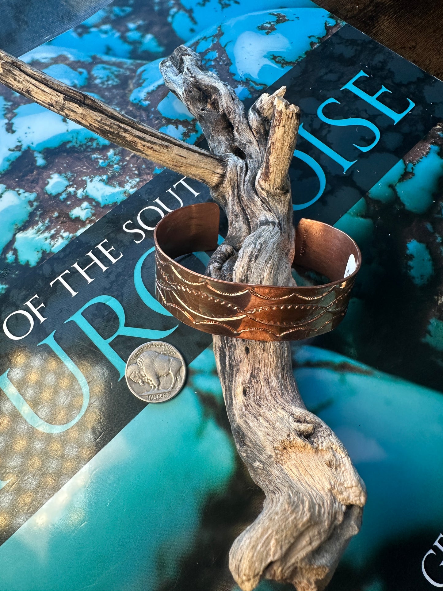 Elaine Tahe Copper Cuff
