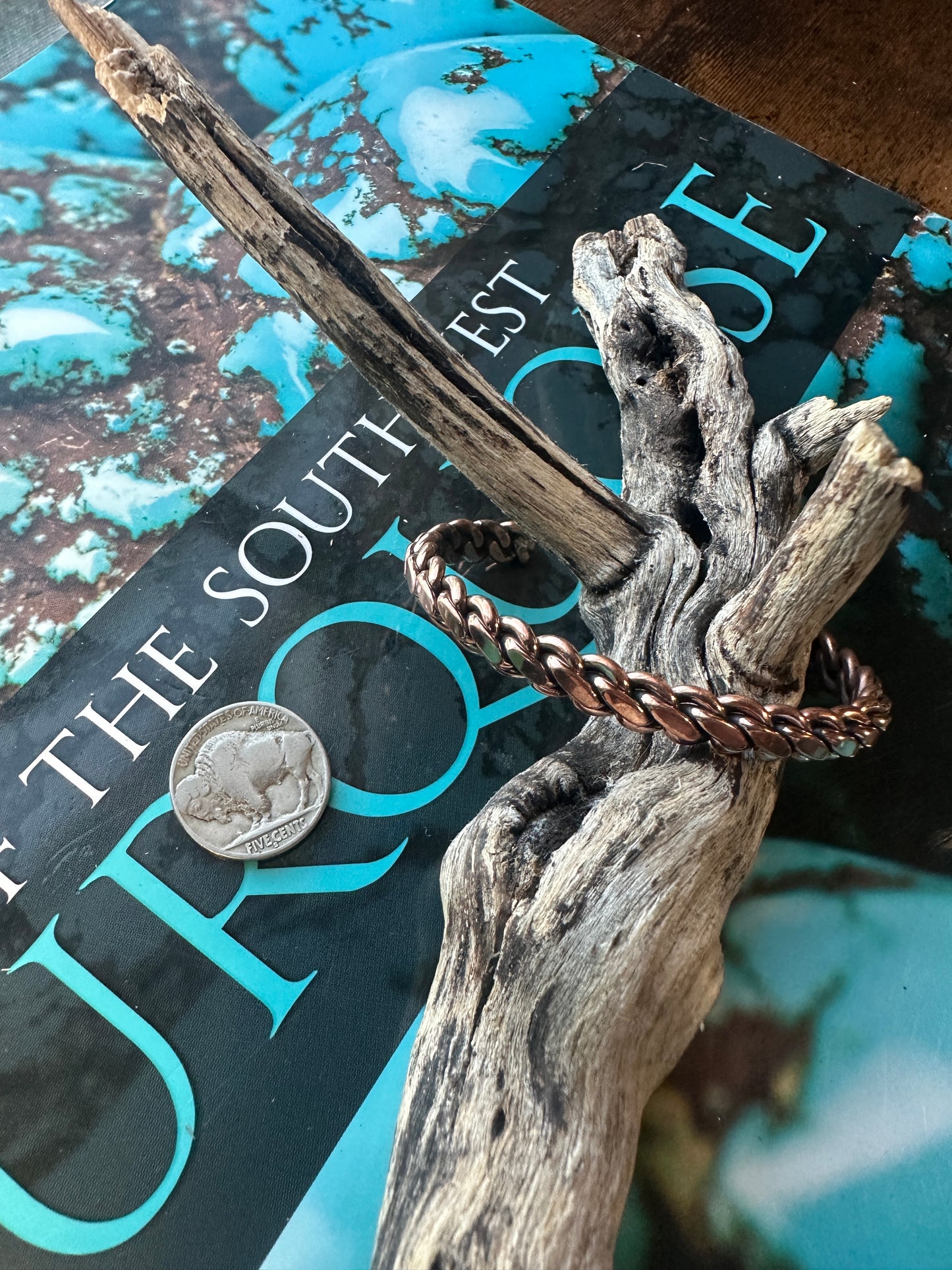 Elaine Tahe Copper Cuff