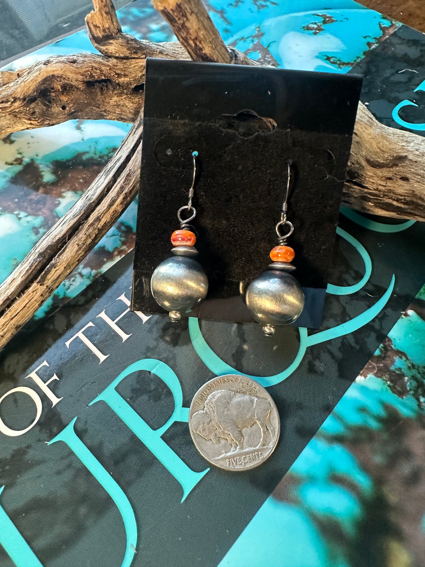 Spiny on Pearl Dangles