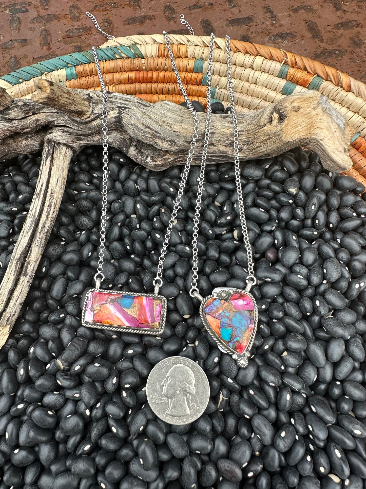 Pink Dahlia Necklaces