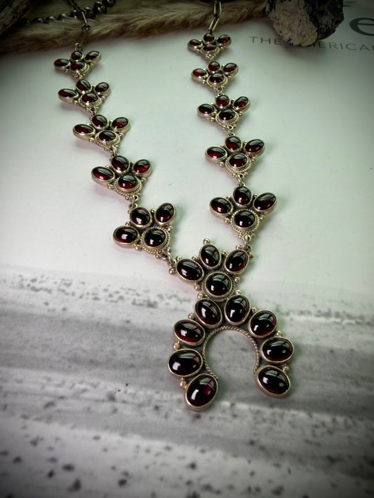 Garnet Naja Statement Necklace by Federico