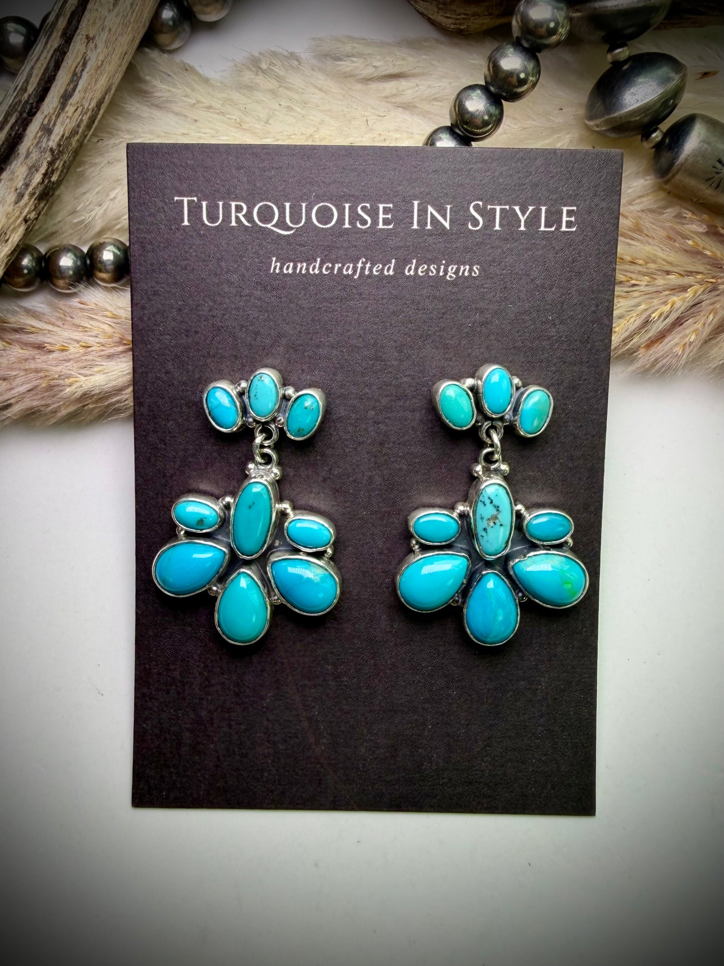 Federico Turquoise Dangle Earrings